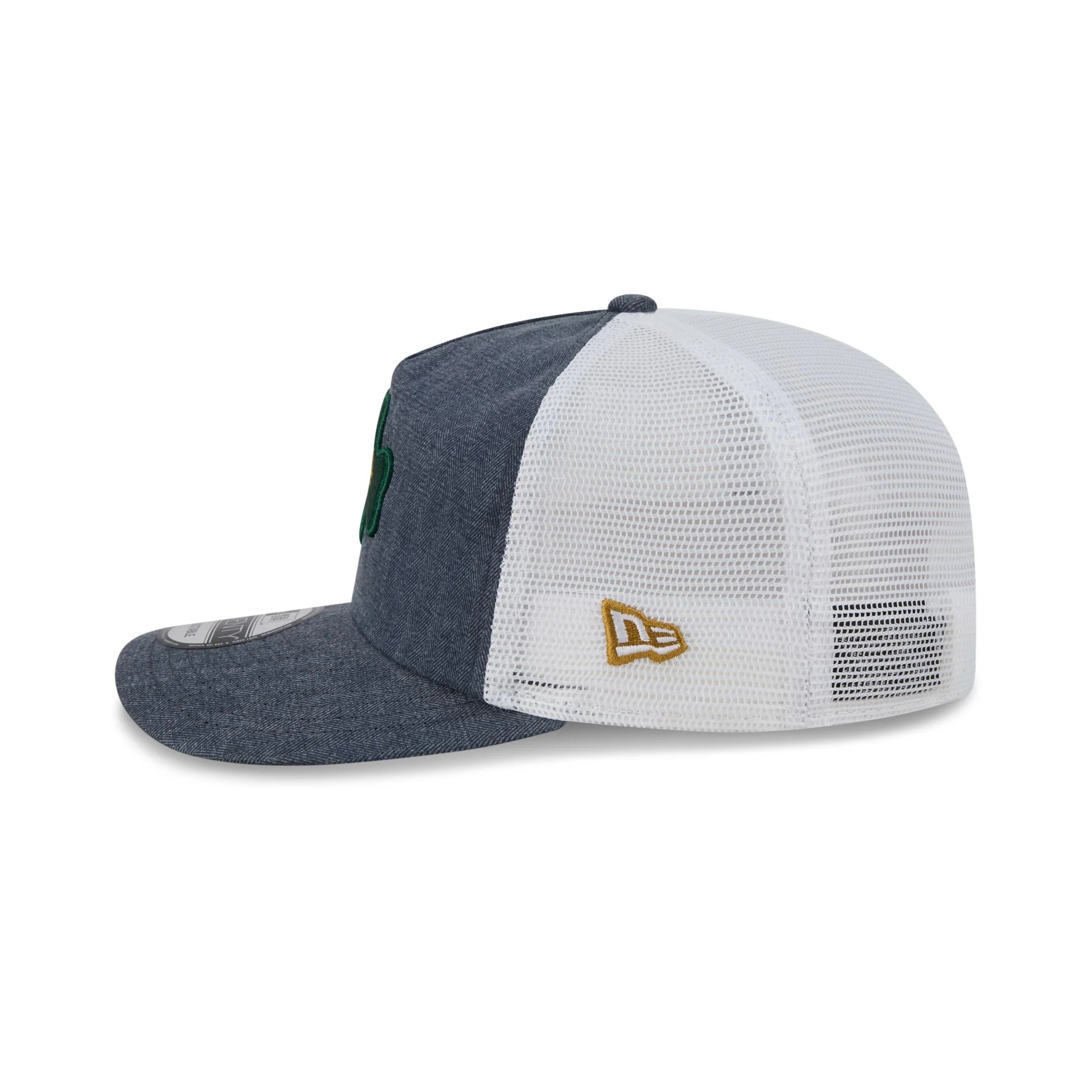Notre Dame Fighting Irish Herringbone Team Colors 19TWENTY Trucker Hat - Image 4