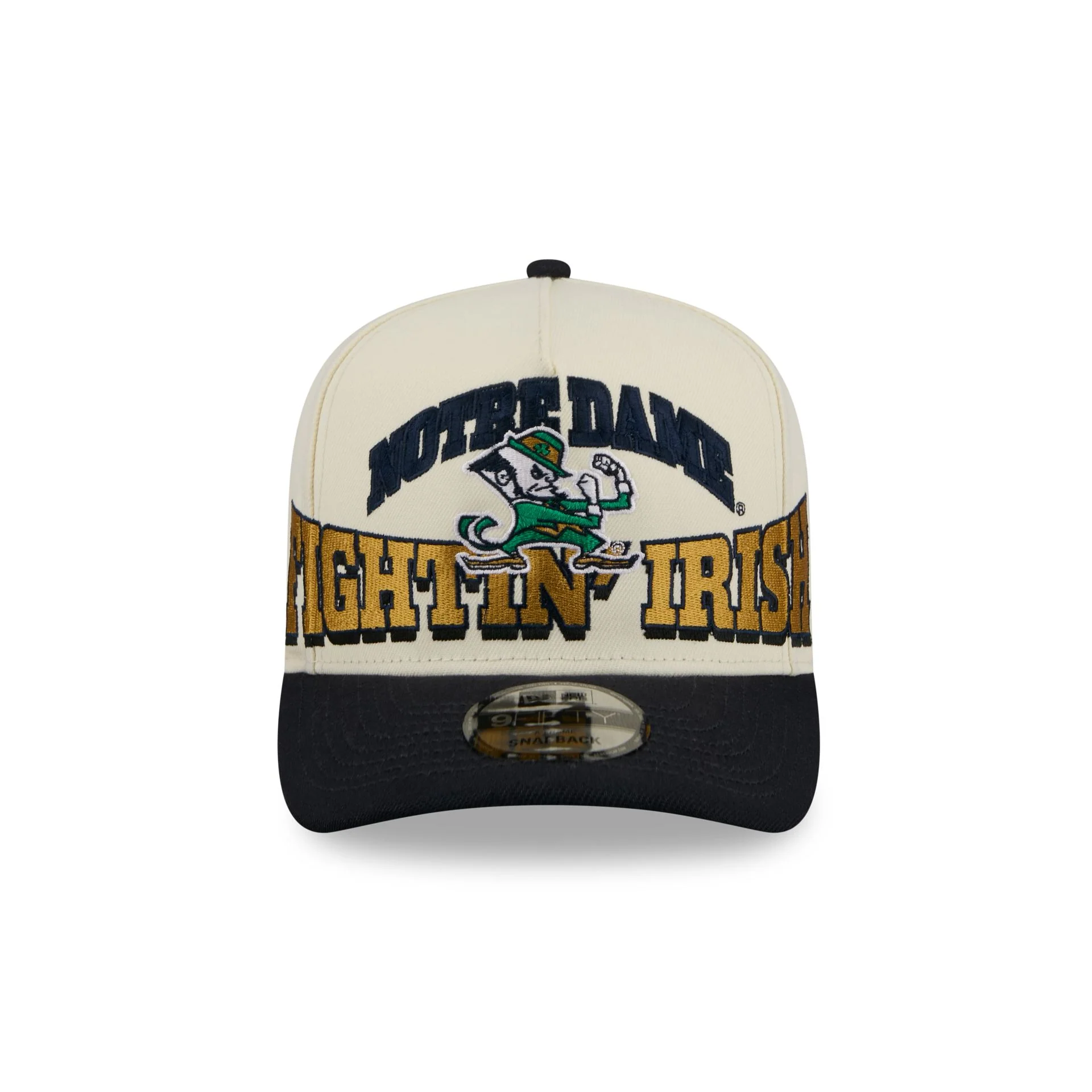 Notre Dame Fighting Irish March Madness Chrome 9FIFTY A-Frame Snapback Hat - Image 2