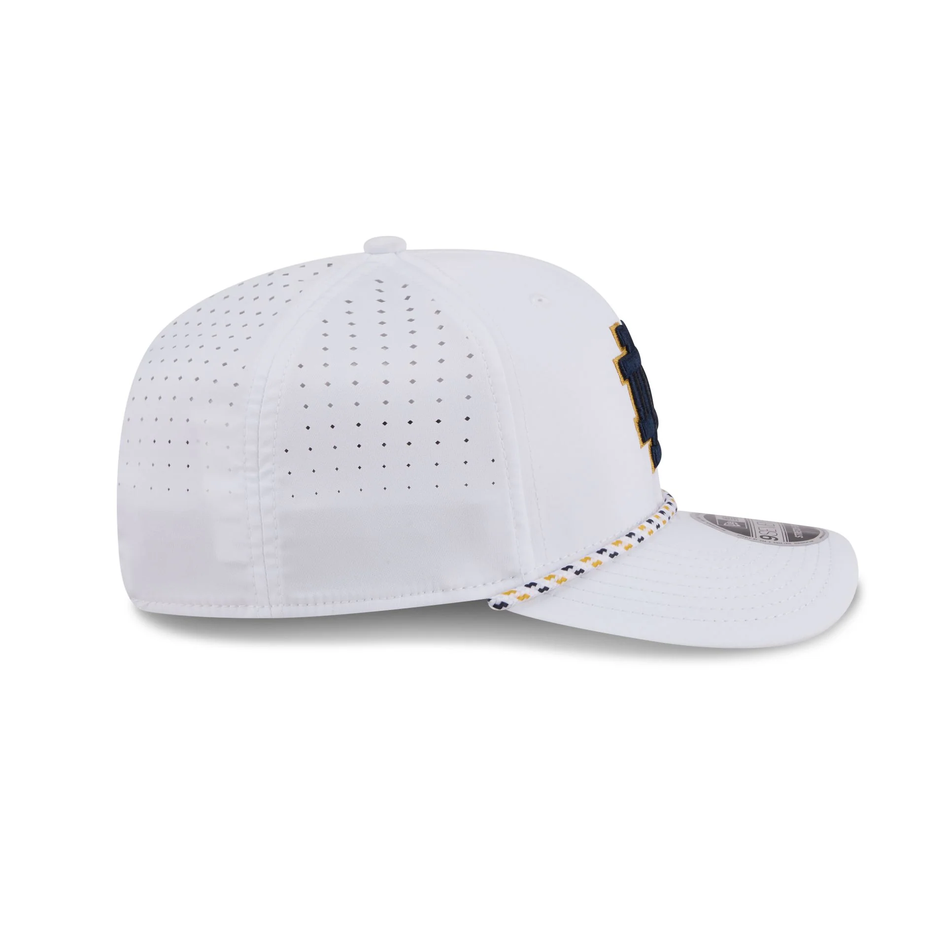 Notre Dame Fighting Irish Optic White Performance Rope 9SEVENTY Stretch-Snap Hat - Image 5