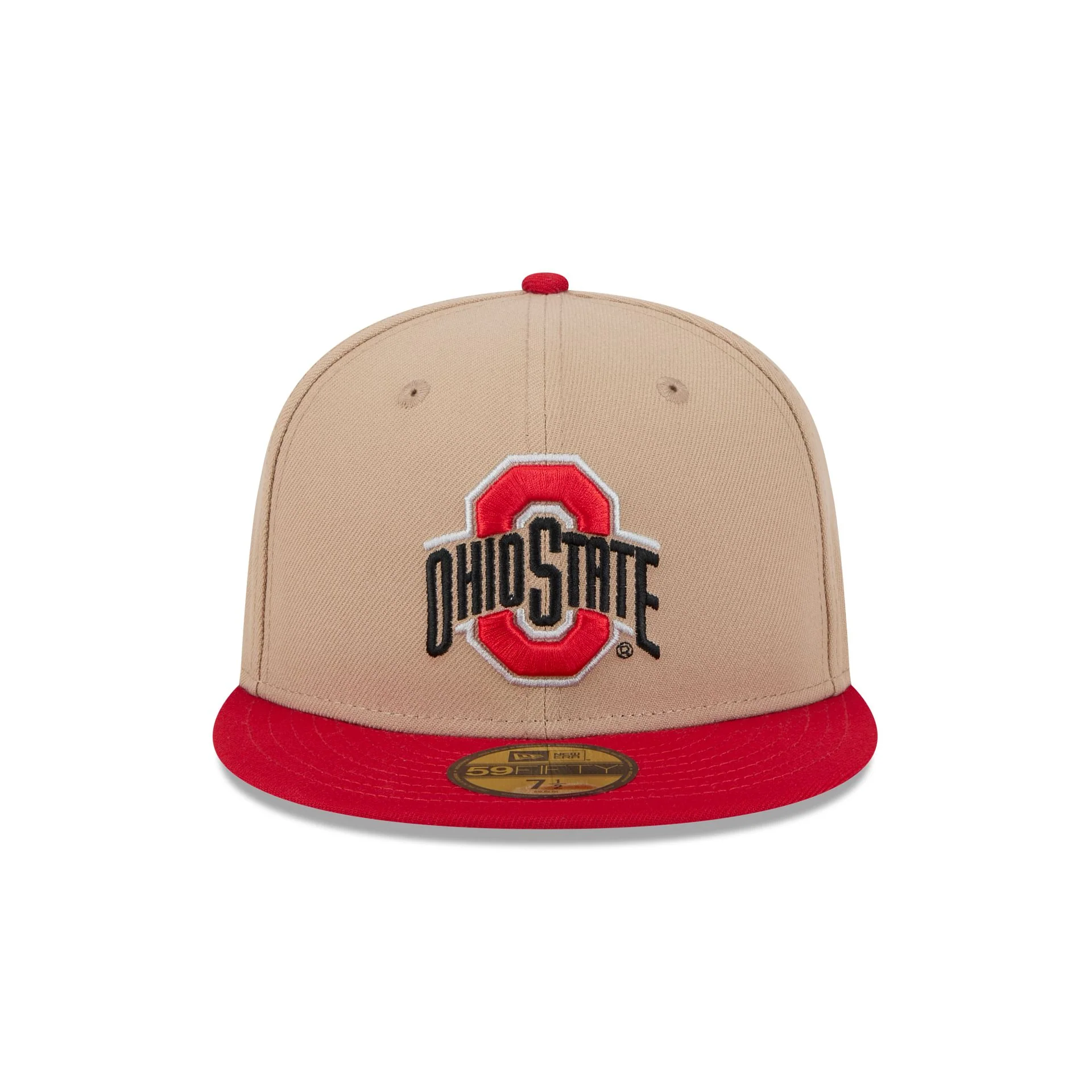 Ohio State Buckeyes Camel 59FIFTY Fitted Hat - Image 2