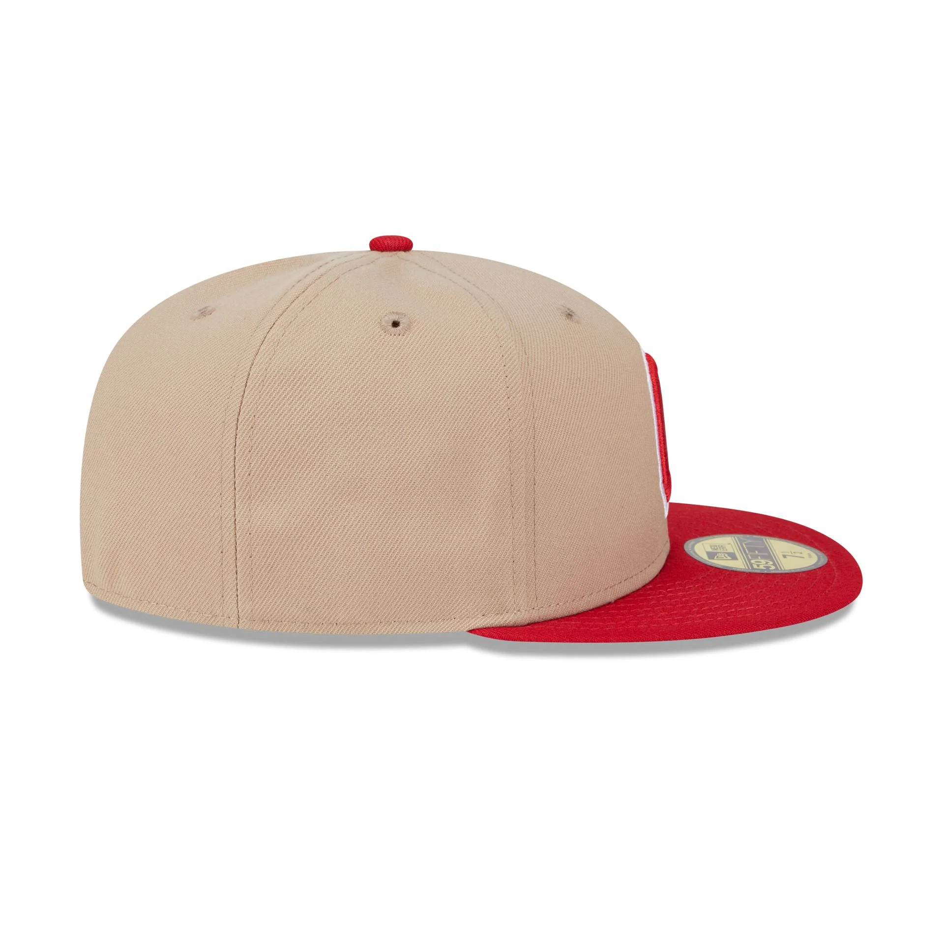 Ohio State Buckeyes Camel College Vault 59FIFTY Fitted Hat - Image 5