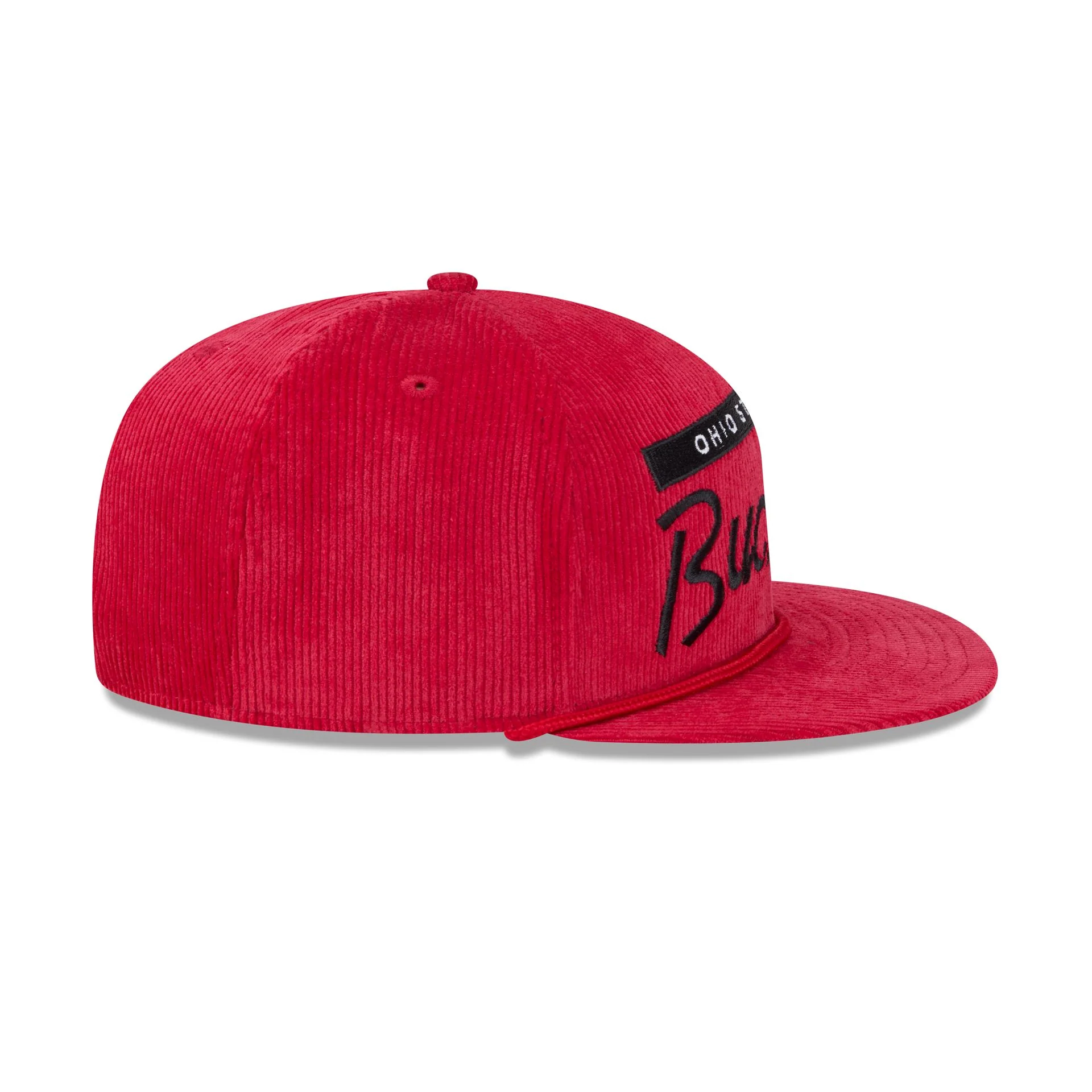Ohio State Buckeyes College Vault Corduroy Rope 9FIFTY Snapback Hat - Image 5
