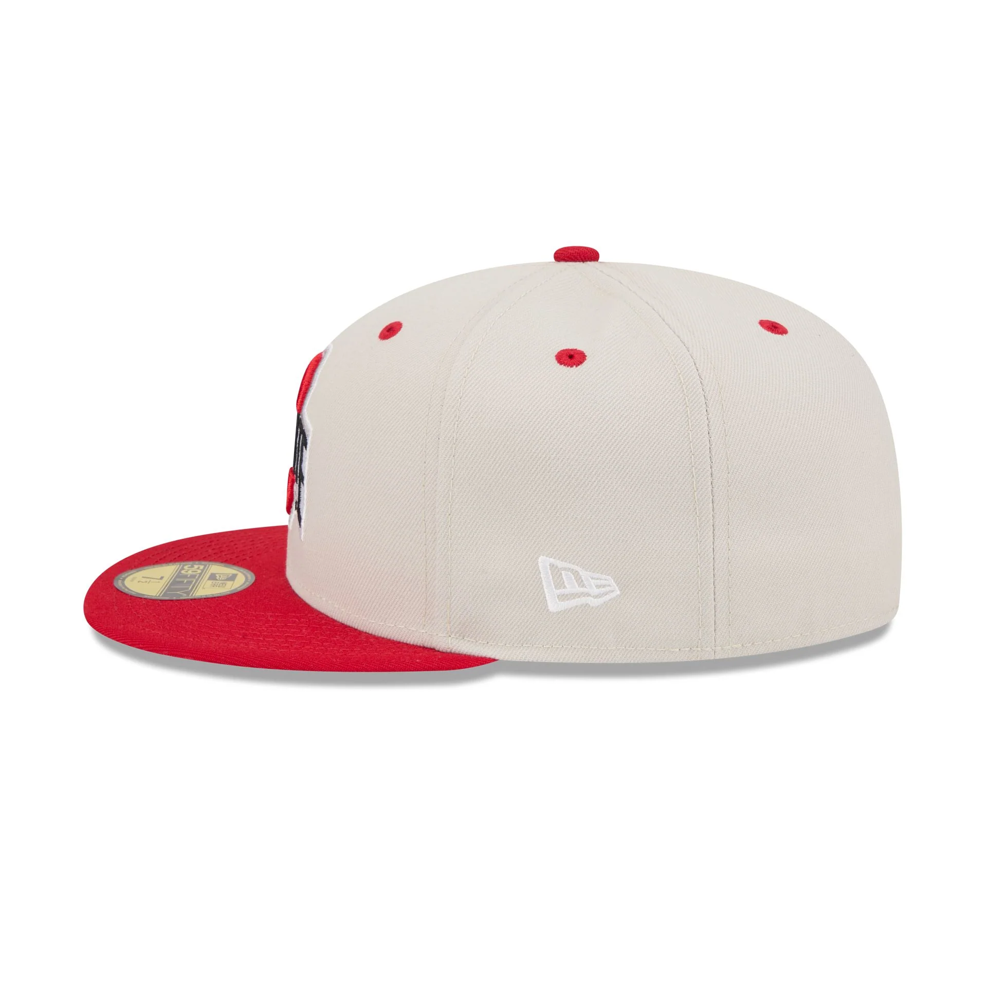 Ohio State Buckeyes Collegiate Two-Tone Chrome 59FIFTY Fitted Hat - Image 5