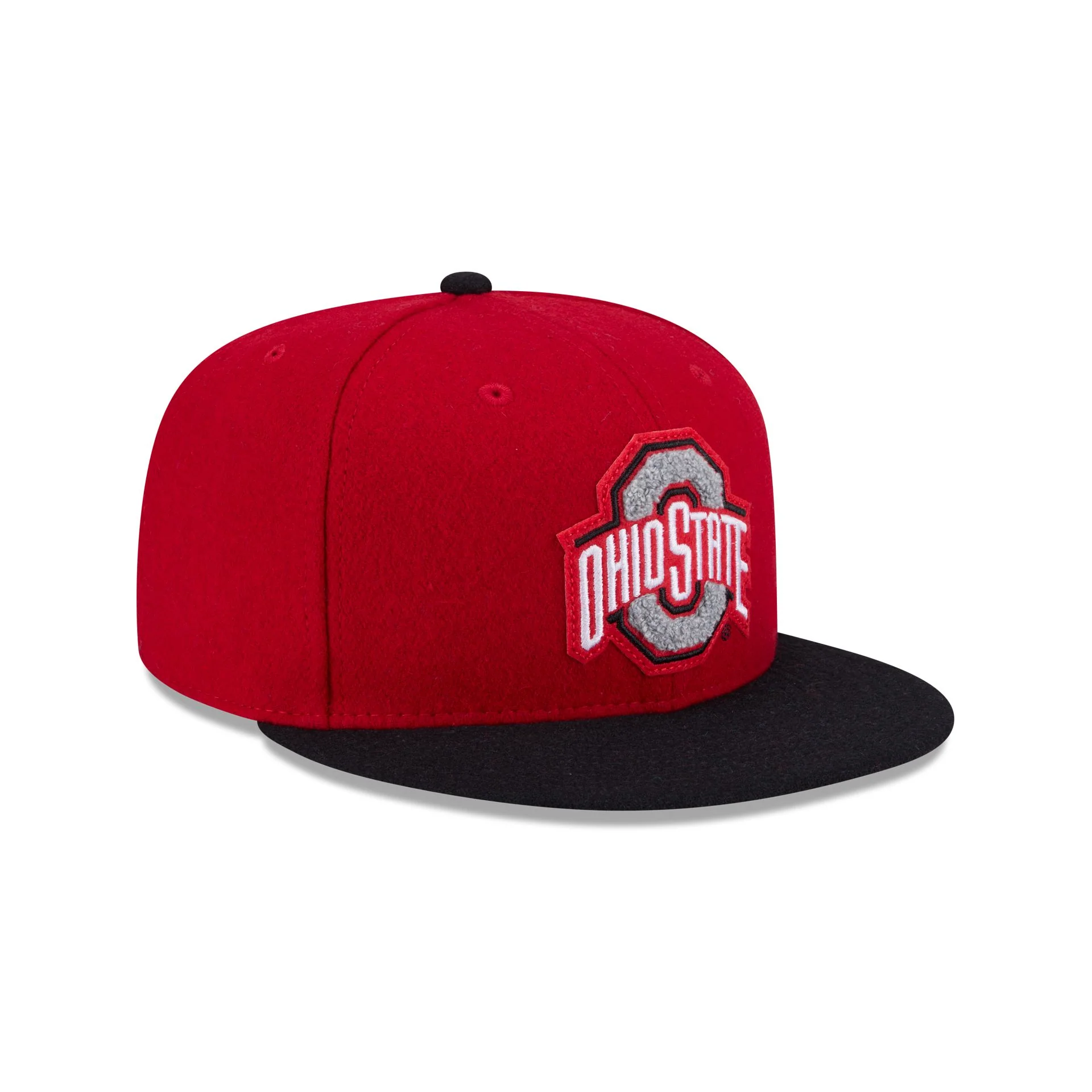 Ohio State Buckeyes Melton Wool 59FIFTY Fitted Hat - Image 3