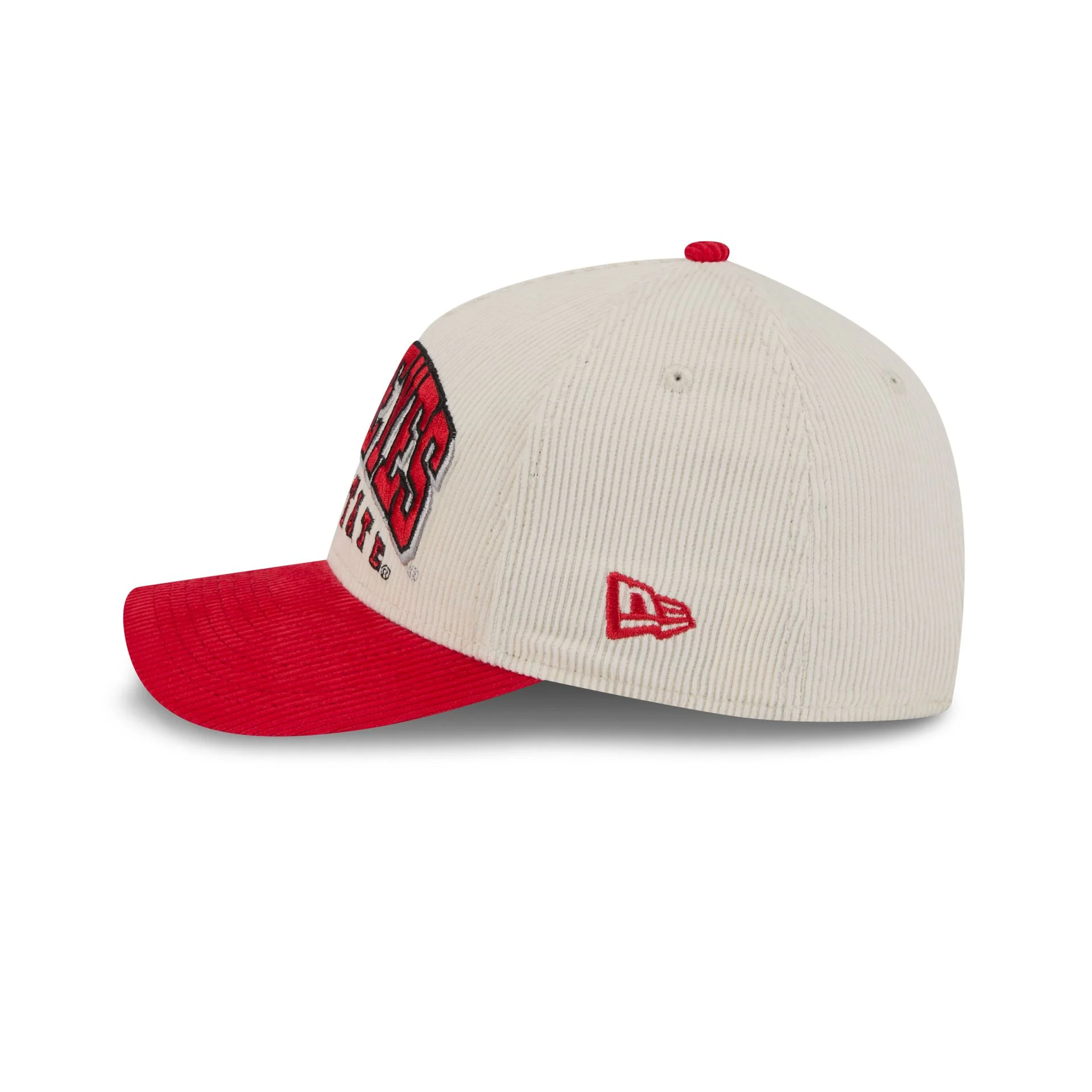 Ohio State Buckeyes Stacked Corduroy 9FORTY M-Crown A-Frame Snapback Hat - Image 5