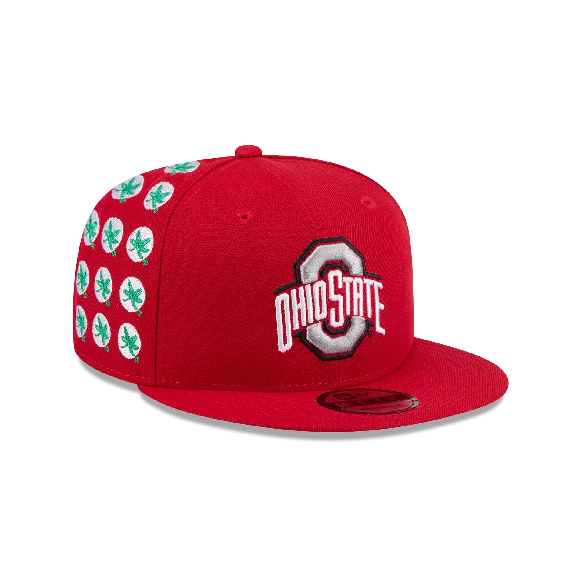 Ohio State Buckeyes Sticker Helmet 9FIFTY Snapback Hat - Image 3