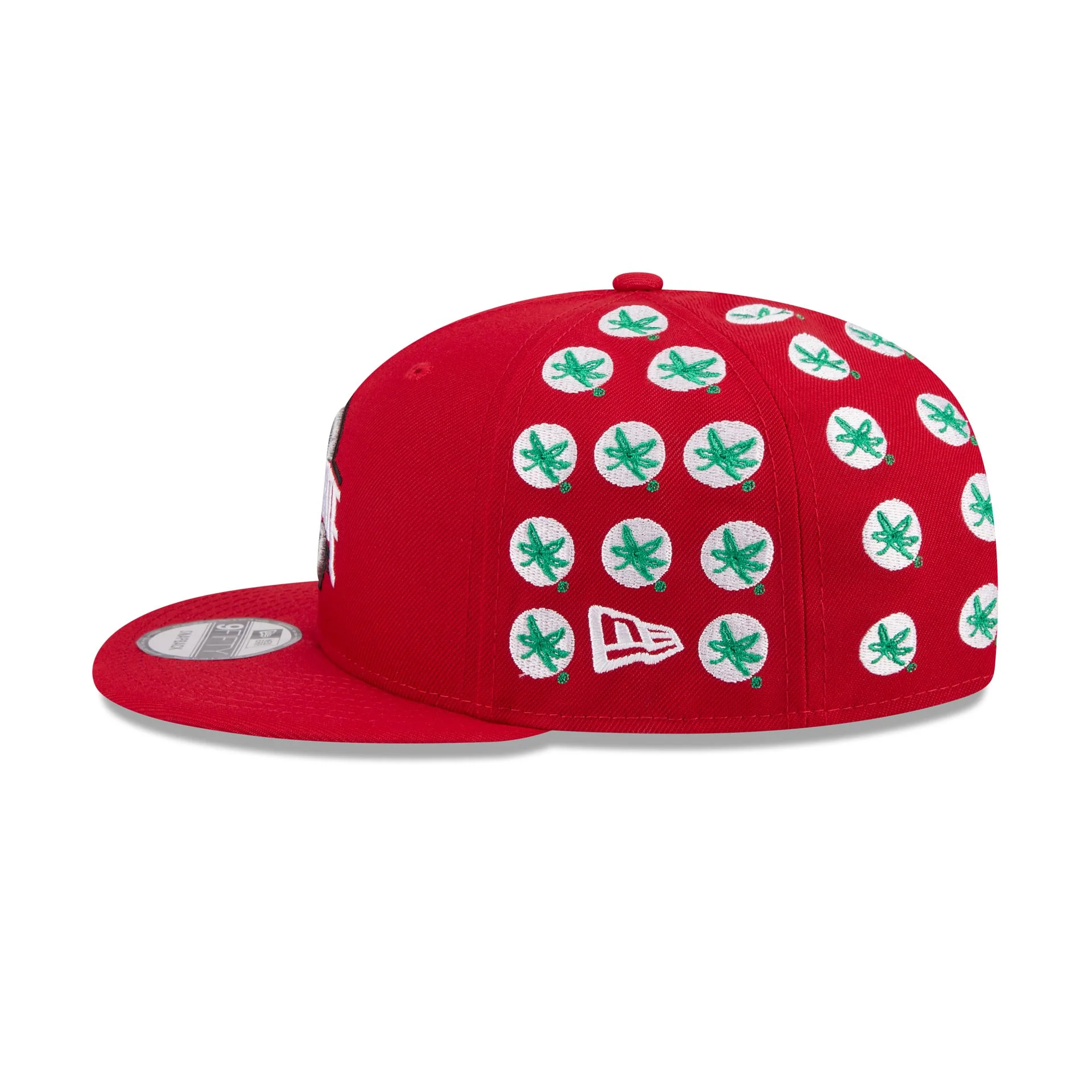 Ohio State Buckeyes Sticker Helmet 9FIFTY Snapback Hat - Image 4