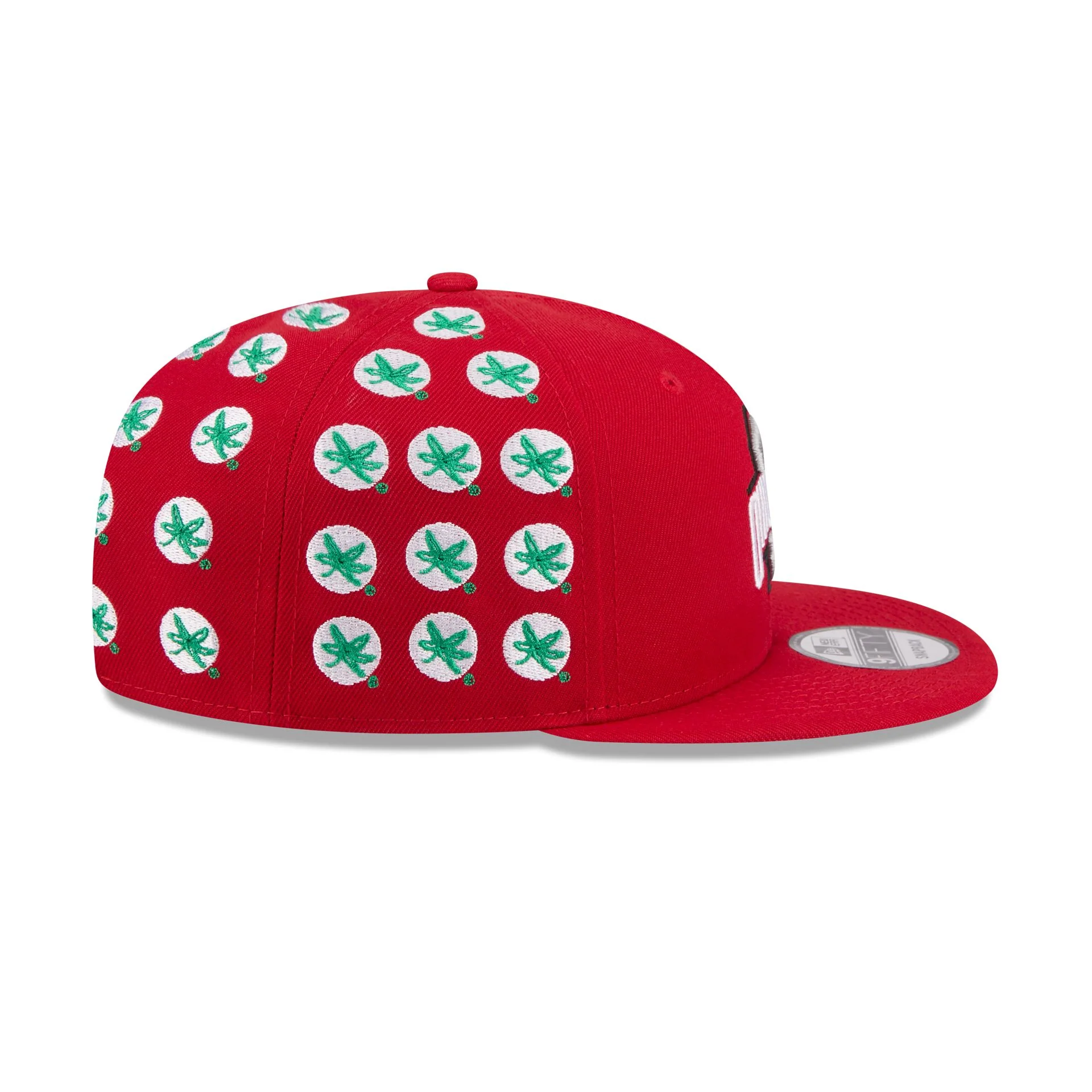 Ohio State Buckeyes Sticker Helmet 9FIFTY Snapback Hat - Image 5