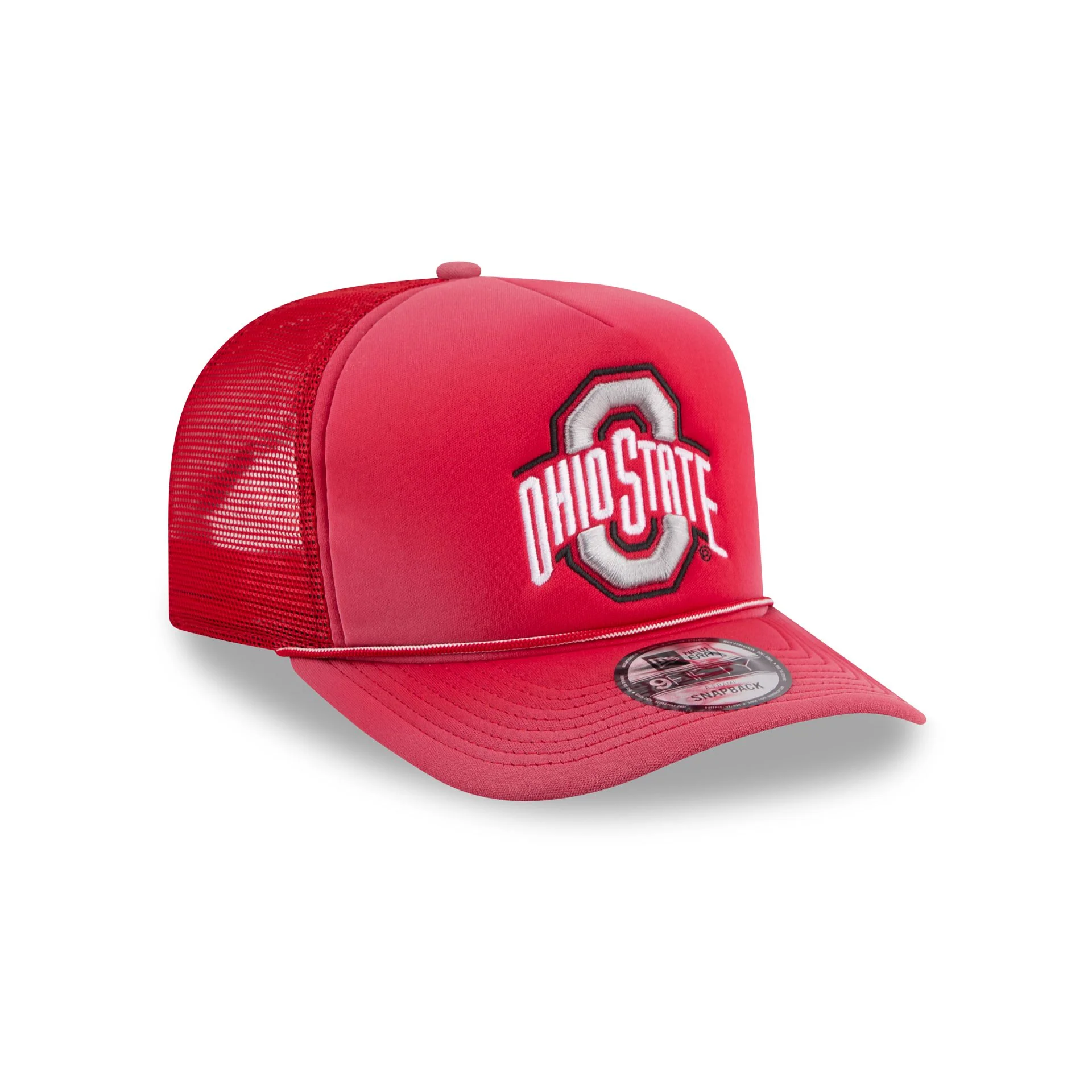 Ohio State Buckeyes Worn 9FIFTY A-Frame Trucker Hat - Image 3