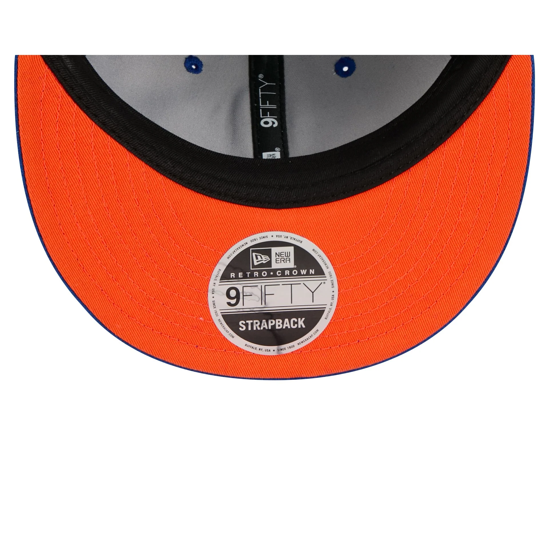 Oklahoma City Thunder Chenille Woven Retro Crown 9FIFTY Adjustable Hat - Image 7