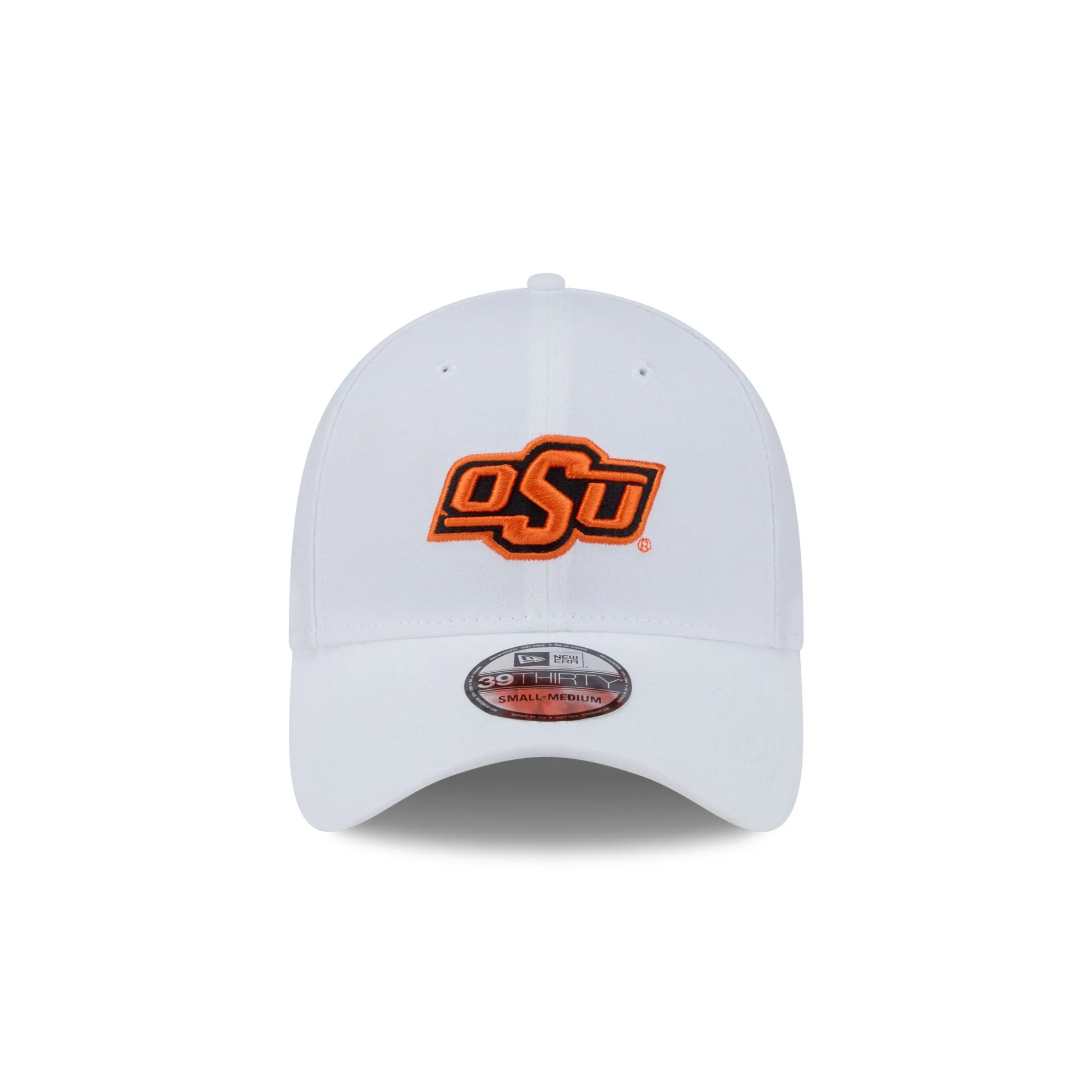 Oklahoma State Cowboys Optic White 39THIRTY Stretch Fit Hat - Image 2