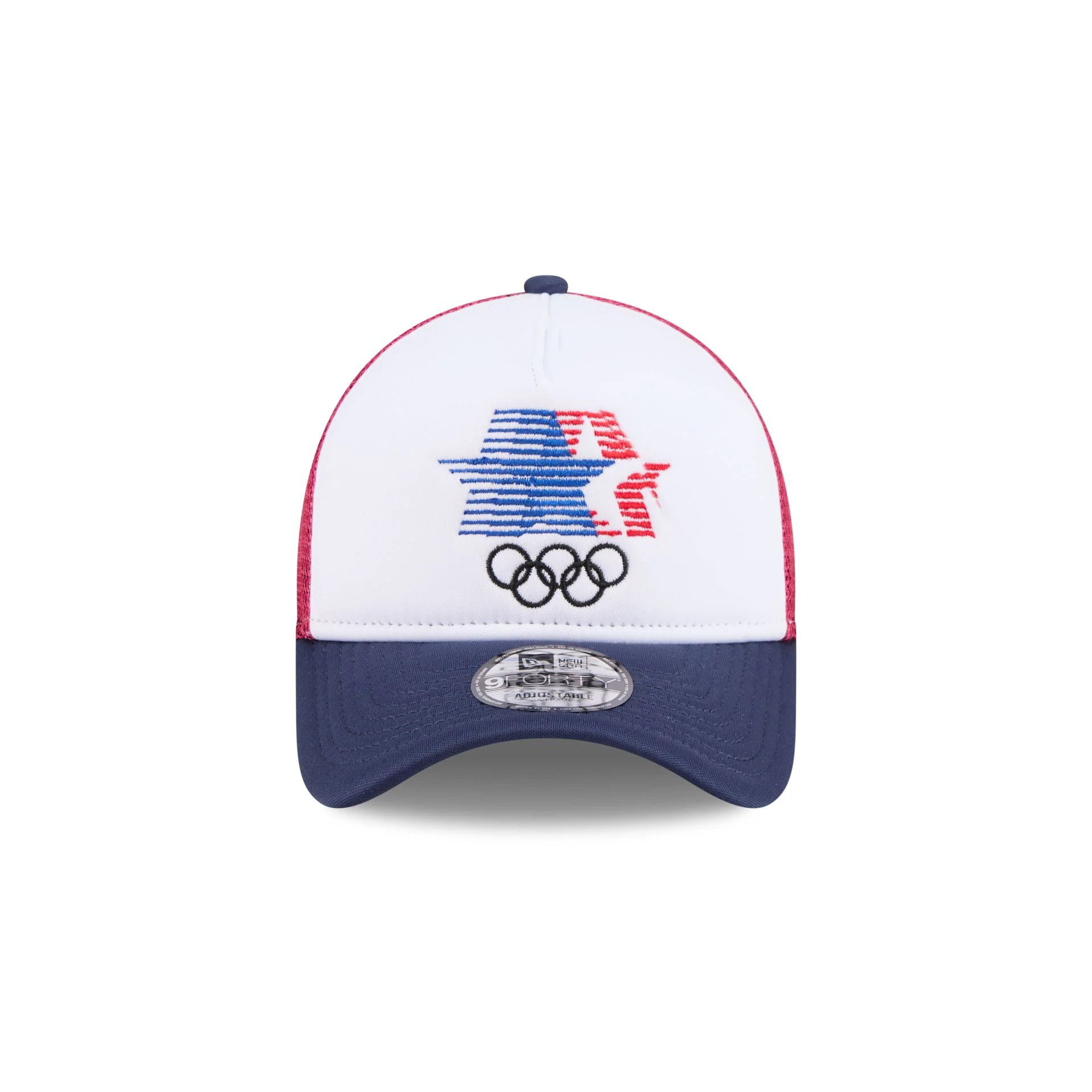Olympic Heritage Los Angeles 1984 Olympic Games 9FORTY A-Frame Trucker Hat - Image 2