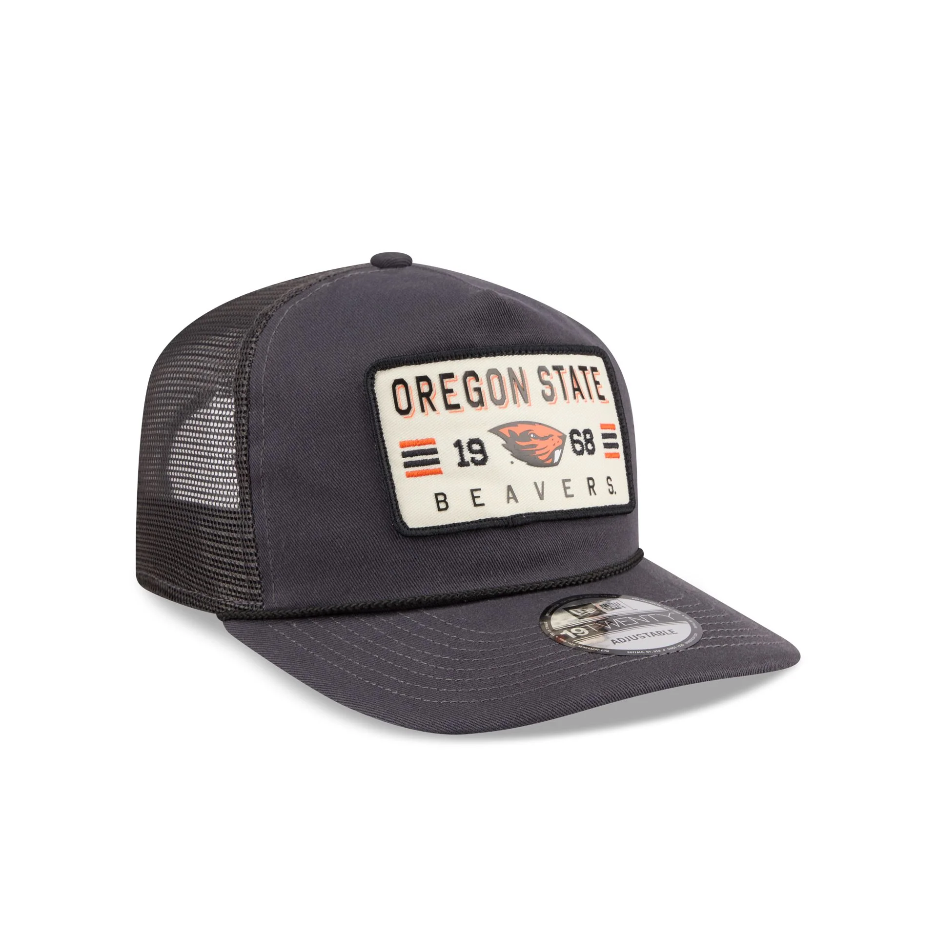Oregon State Beavers Washed Graphite 19TWENTY Trucker Hat - Image 3