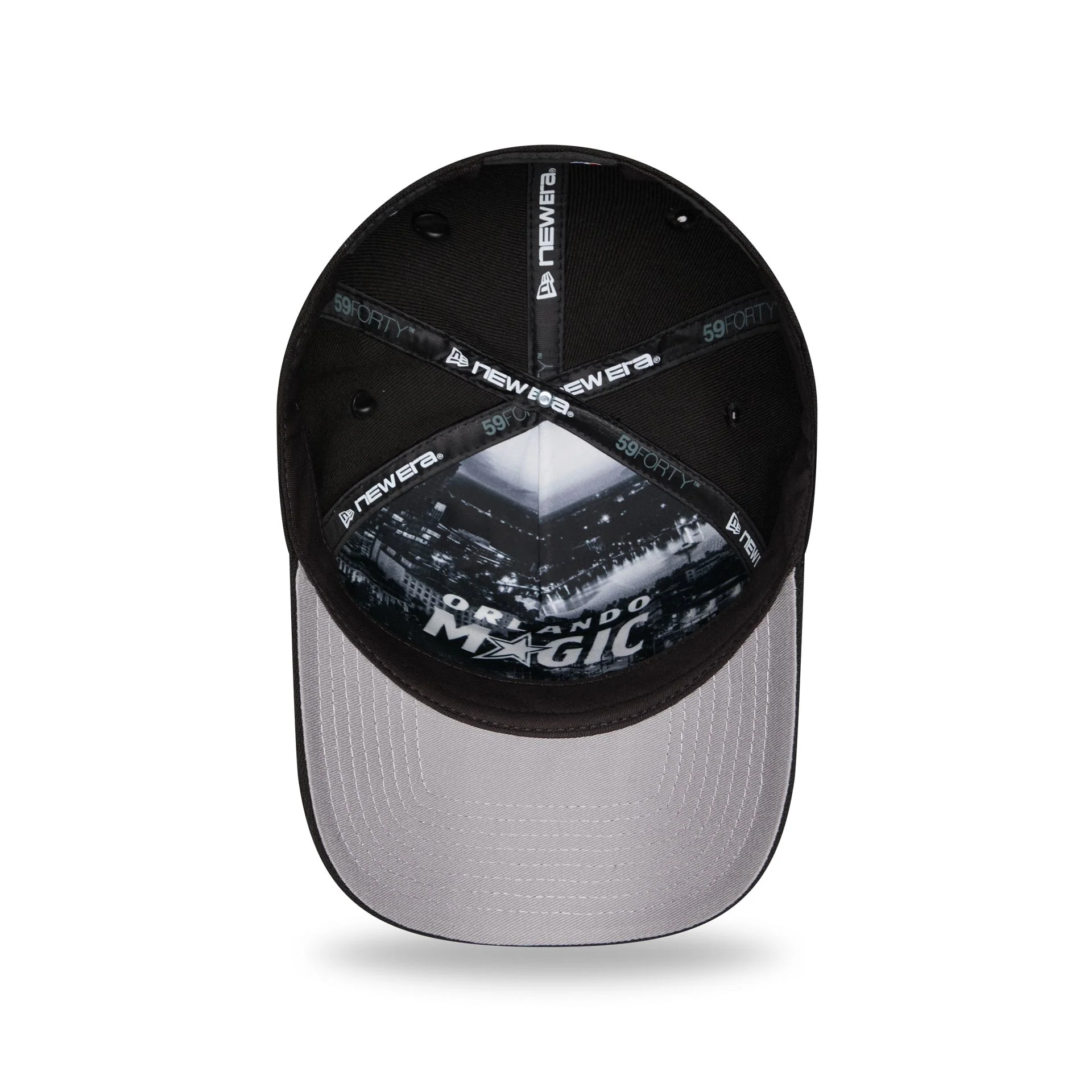 Orlando Magic 2026 Draft Black 59FORTY A-Frame Fitted Hat - Image 8