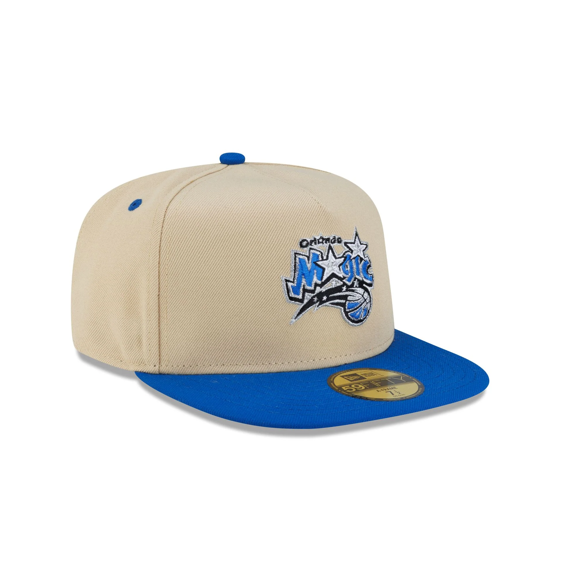 Orlando Magic Hardwood Classics 2000s Gold 59FIFTY A-Frame Fitted Hat - Image 3