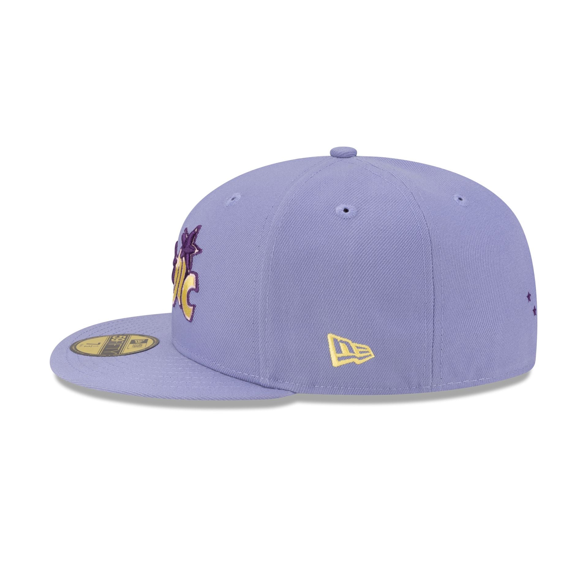 Orlando Magic Hardwood Classics Lavender Pack 59FIFTY Fitted Hat - Image 5