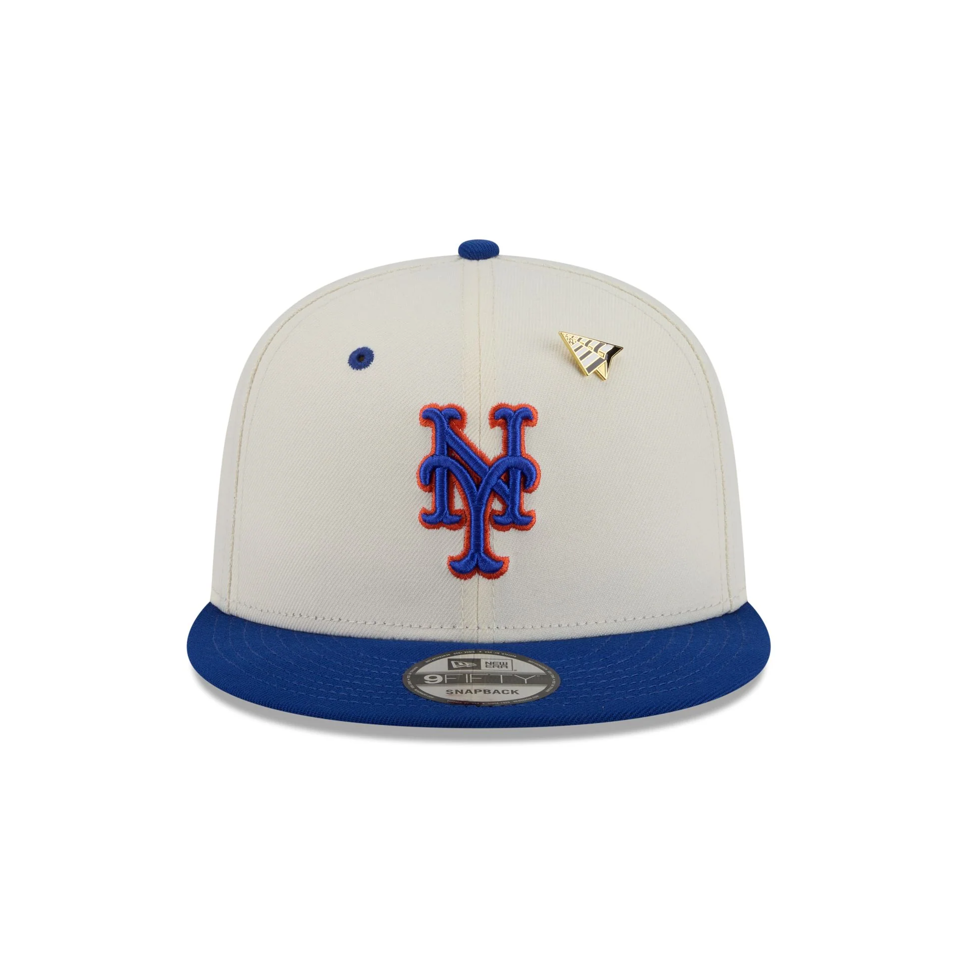 Paper Planes x New York Mets Chrome White 9FIFTY Snapback Hat - Image 2