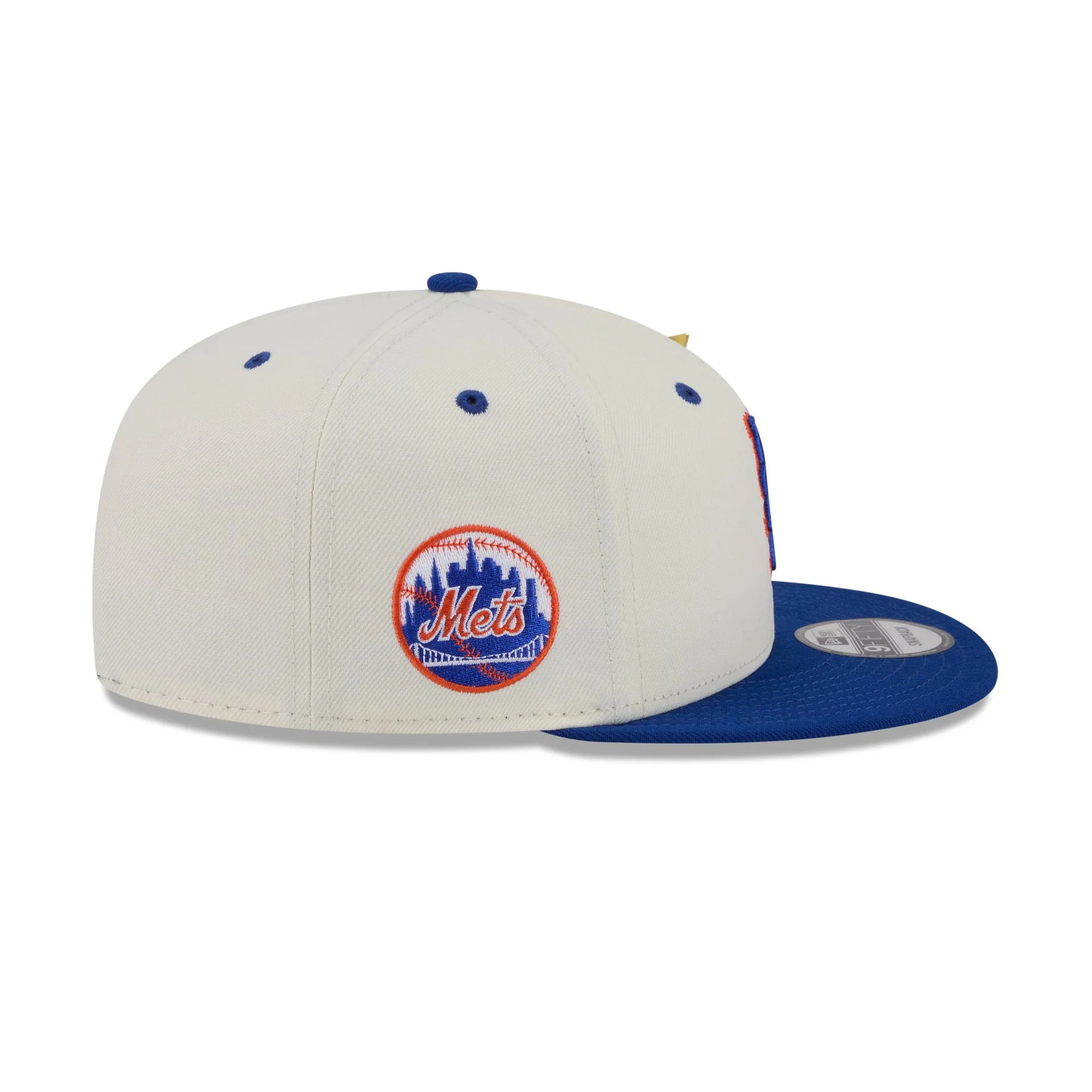 Paper Planes x New York Mets Chrome White 9FIFTY Snapback Hat - Image 5