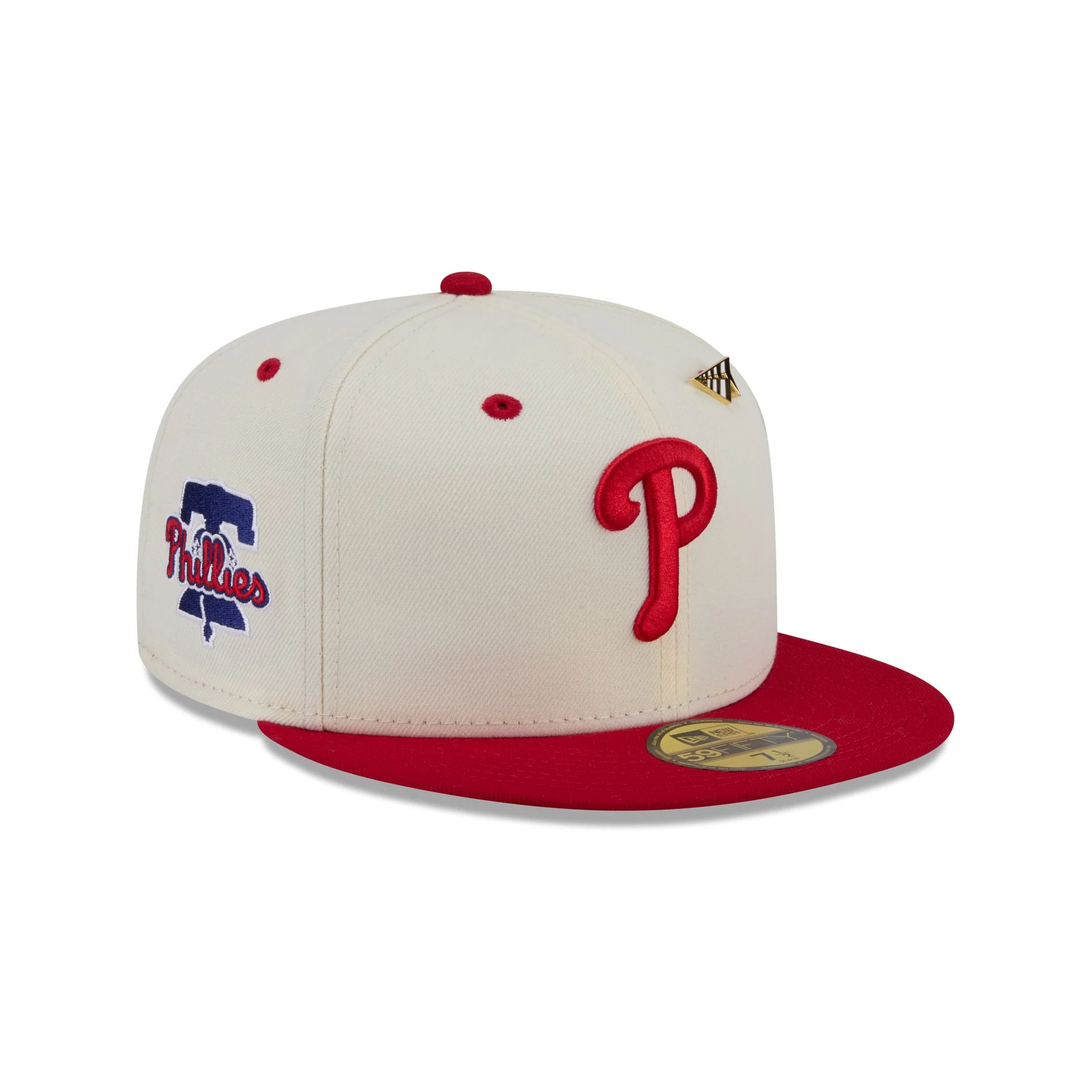 Paper Planes x Philadelphia Phillies Chrome White 59FIFTY Fitted Hat - Image 3