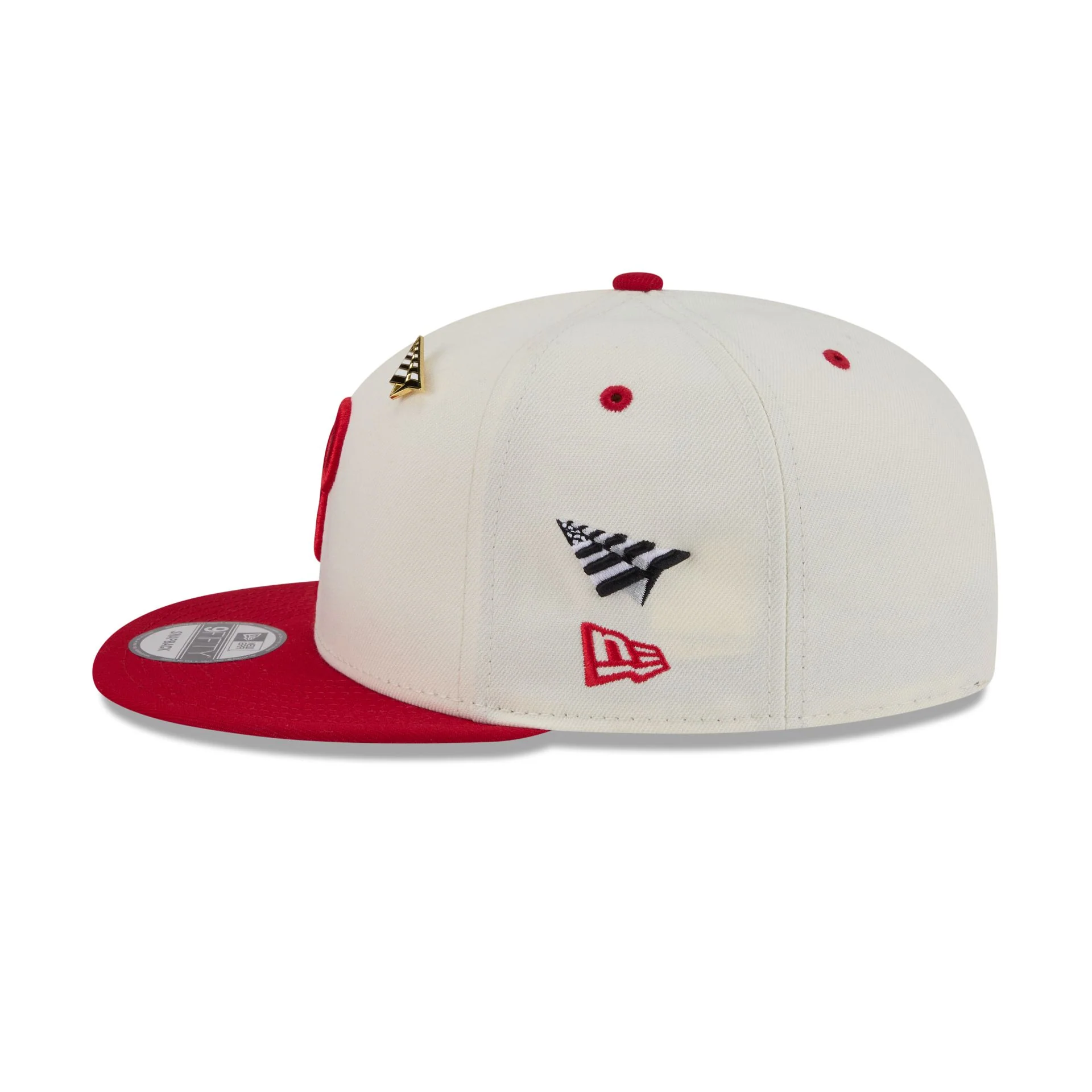 Paper Planes x Philadelphia Phillies Chrome White 9FIFTY Snapback Hat - Image 4
