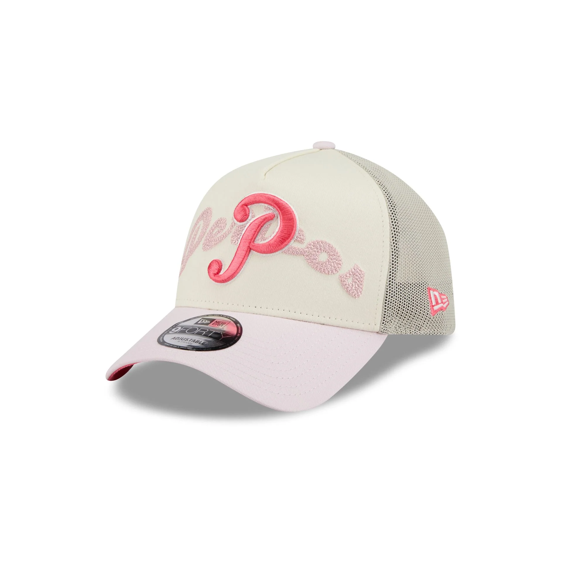 Pericos de Puebla Stacked Wordmark 9FORTY A-Frame Snapback Hat - Image 3