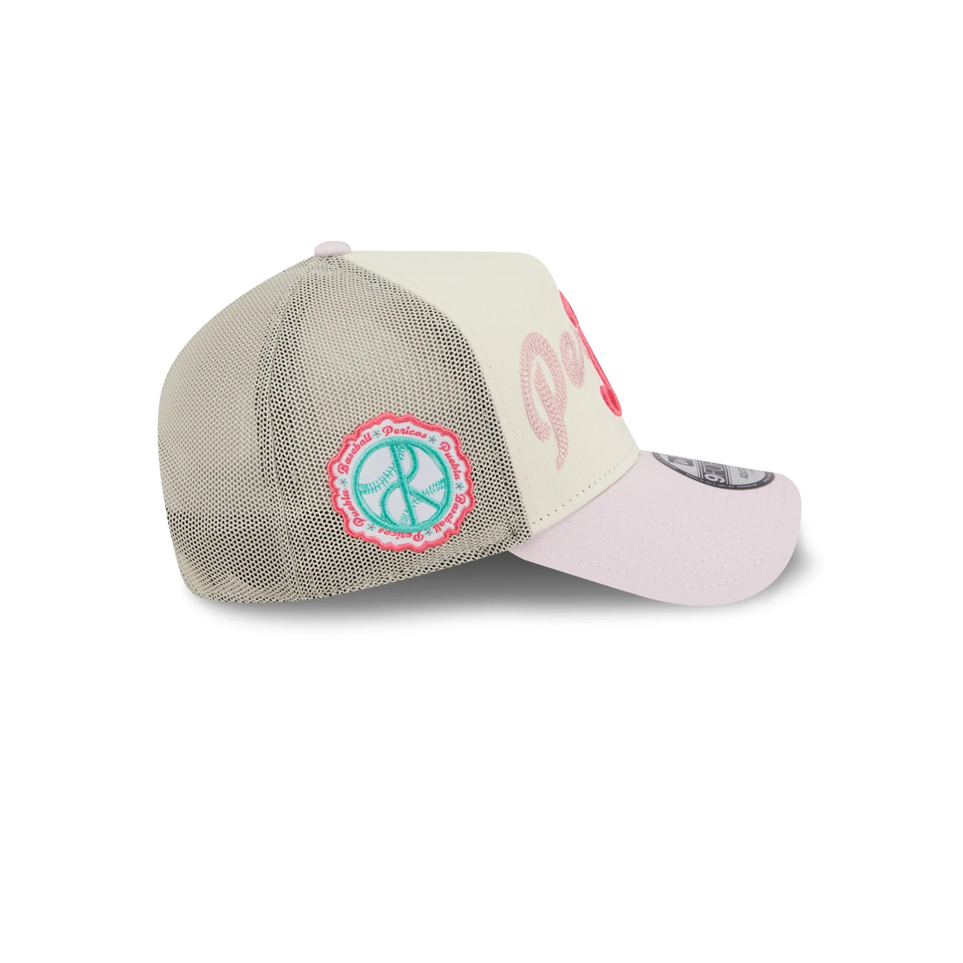 Pericos de Puebla Stacked Wordmark 9FORTY A-Frame Snapback Hat - Image 4