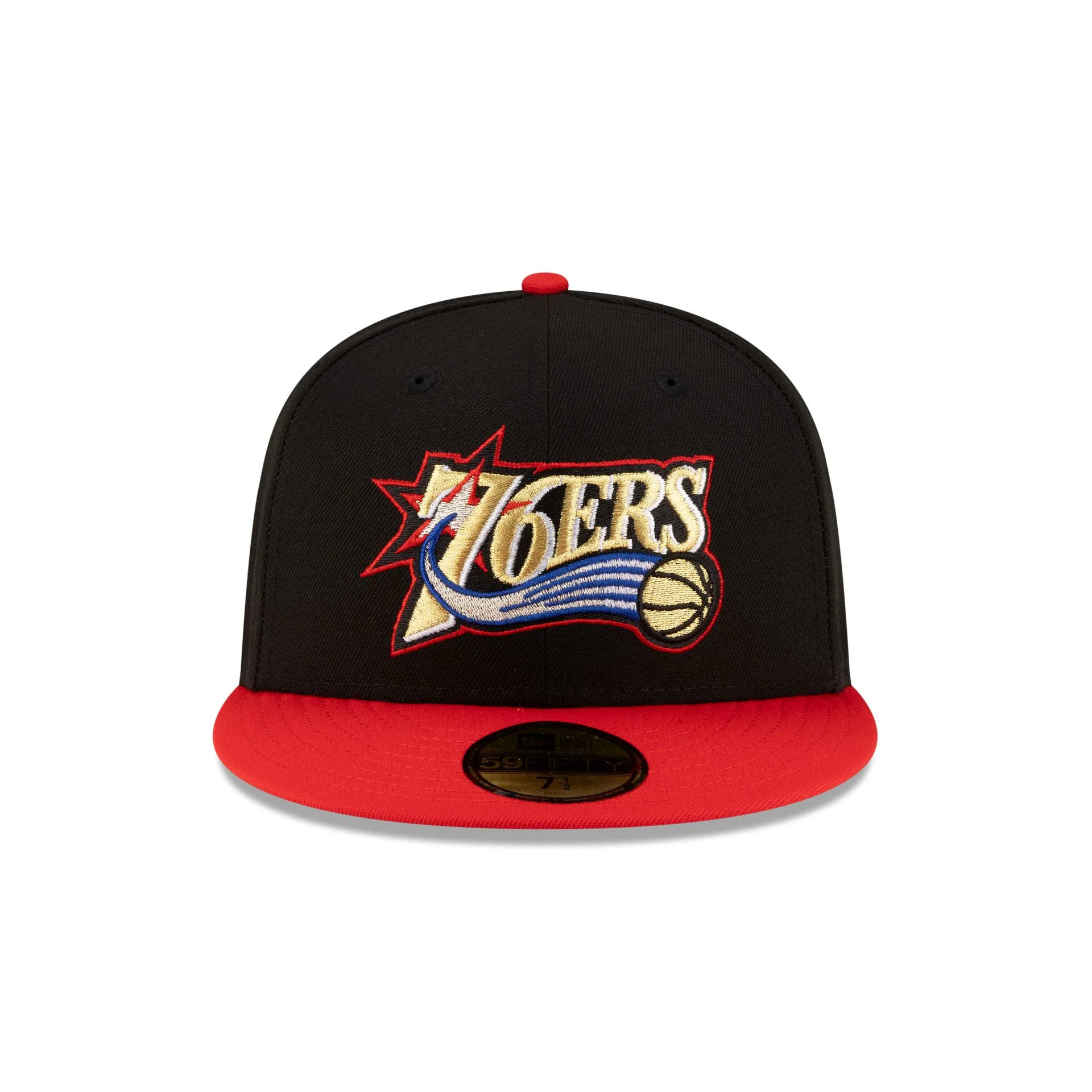 Philadelphia 76ers 1997-2009 Hardwood Classics Express 59FIFTY Fitted Hat - Image 2