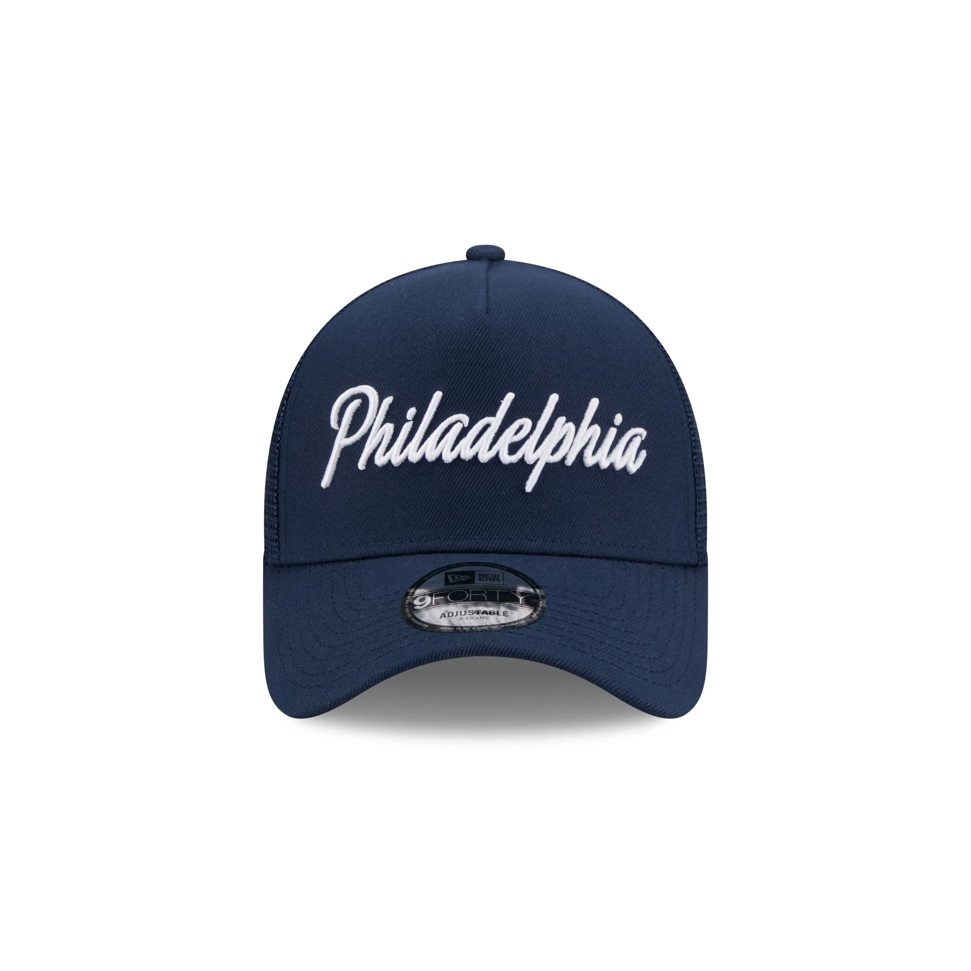 Philadelphia 76ers 2025 City Edition 9FORTY A-Frame Trucker Hat - Image 2