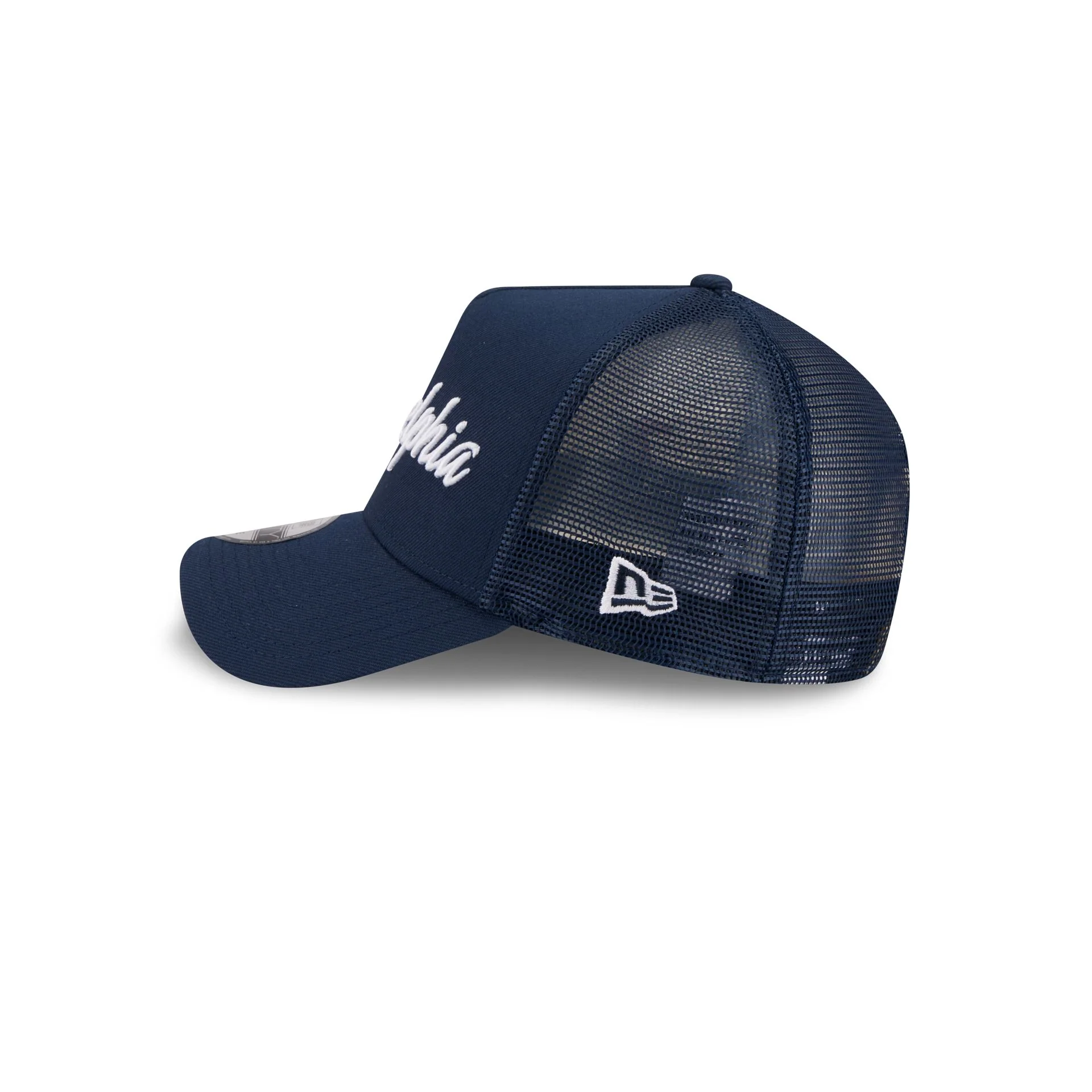 Philadelphia 76ers 2025 City Edition 9FORTY A-Frame Trucker Hat - Image 5