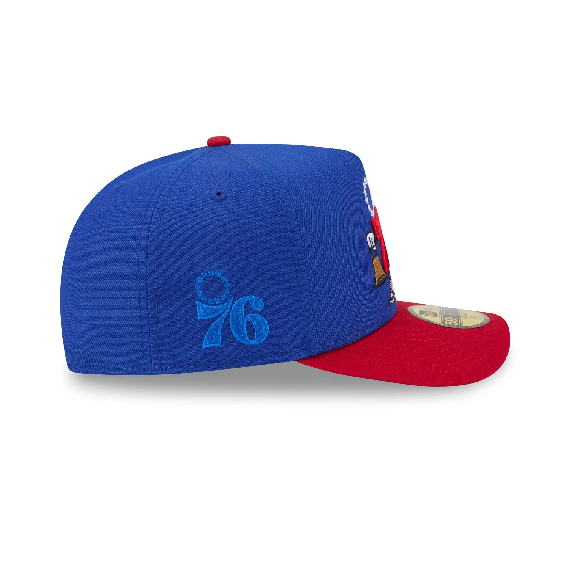 Philadelphia 76ers Cartoon 59FIFTY A-Frame Fitted Hat - Image 4
