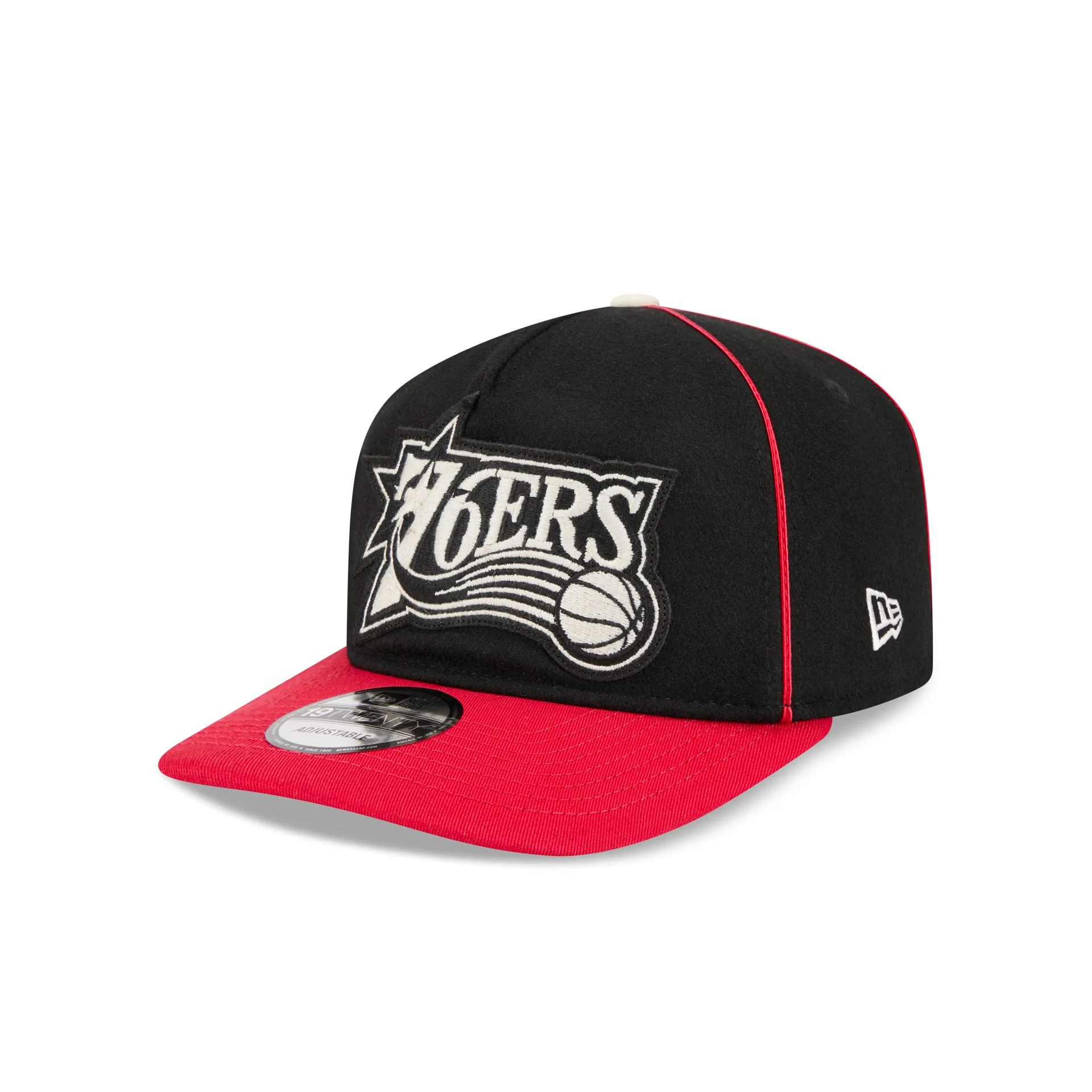Philadelphia 76ers Felt Logo 19TWENTY Adjustable Hat - Image 3