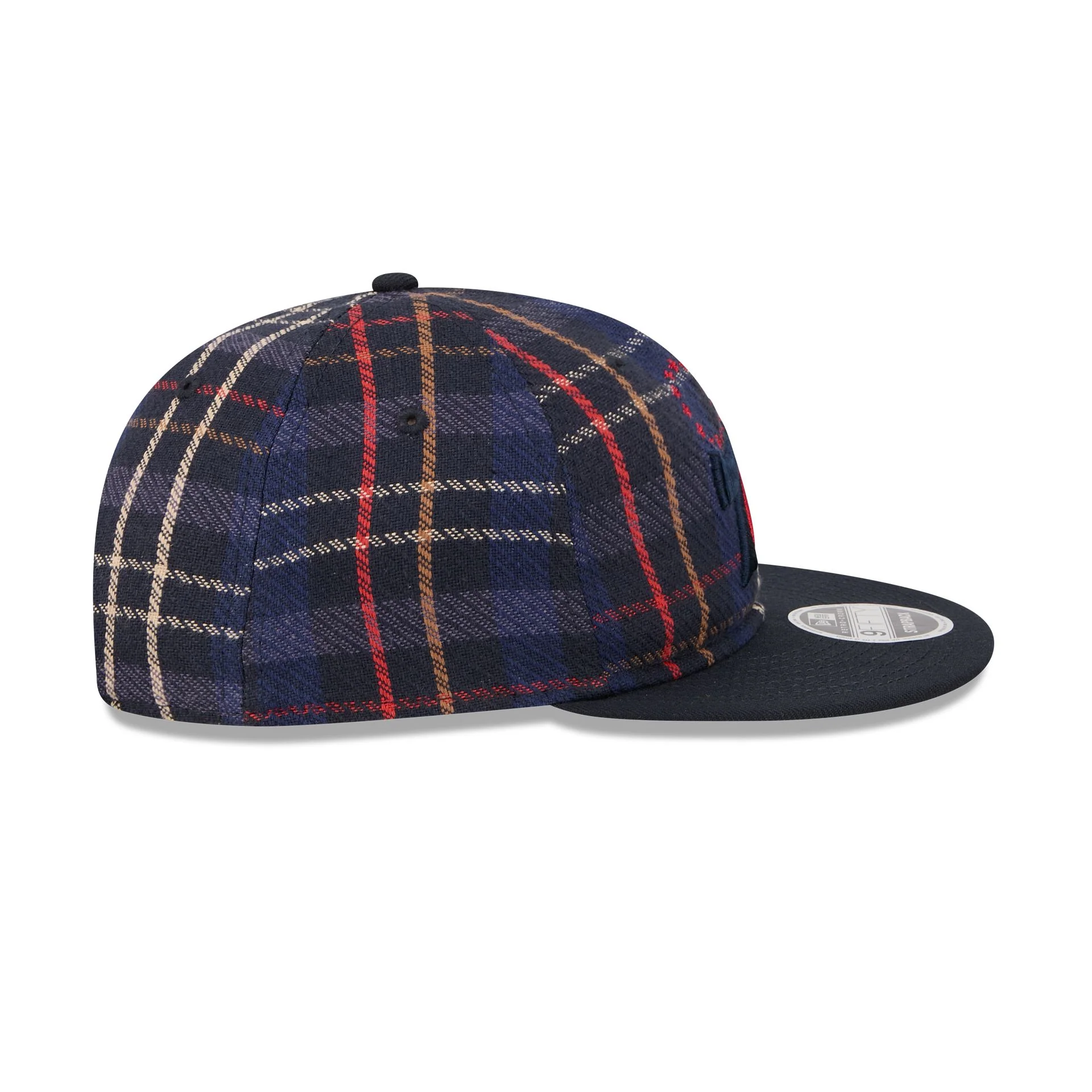 Philadelphia 76ers Grunge Plaid Retro Crown 9FIFTY Adjustable Hat - Image 5