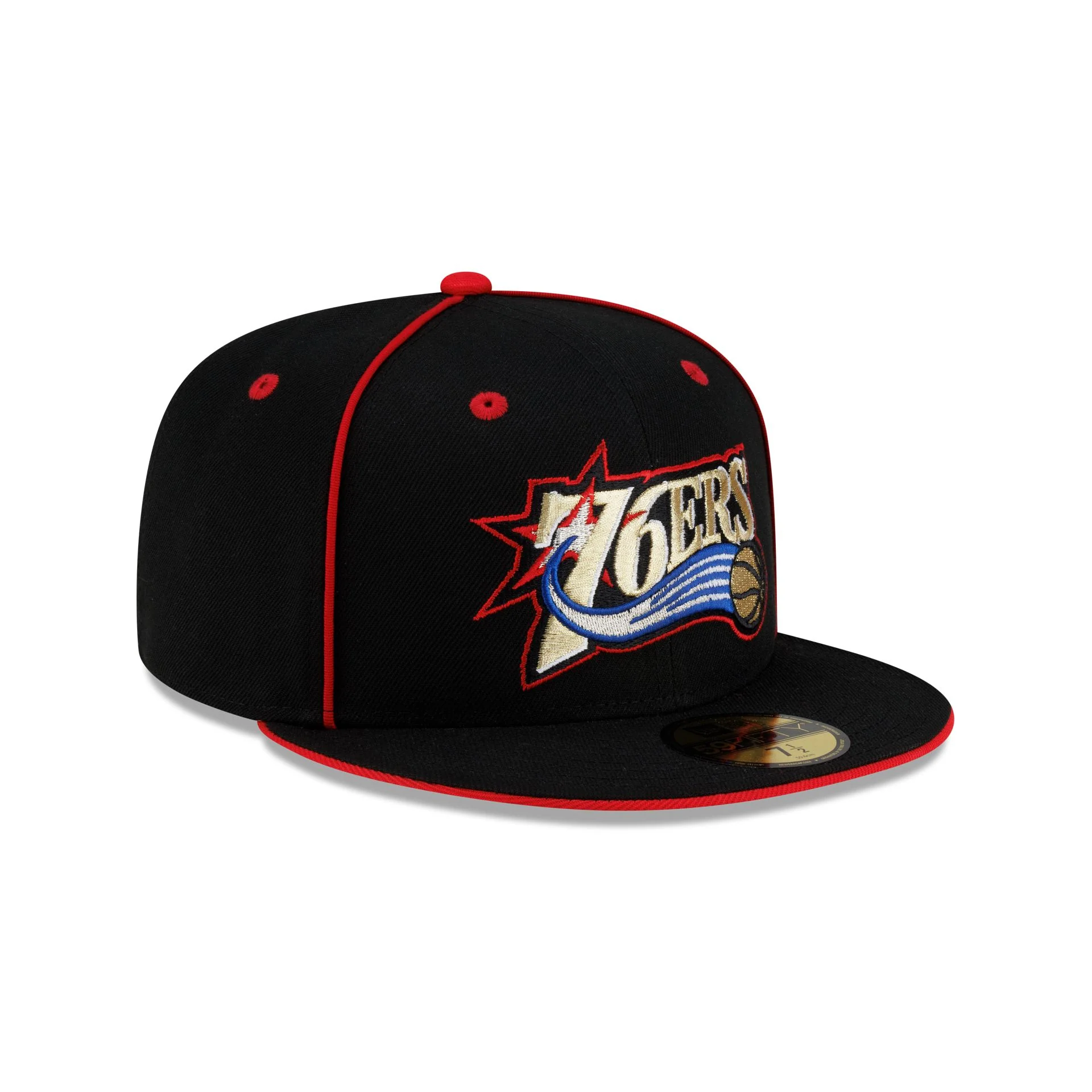 Philadelphia 76ers Hardwood Classics 2000s Flip 59FIFTY Fitted Hat - Image 3