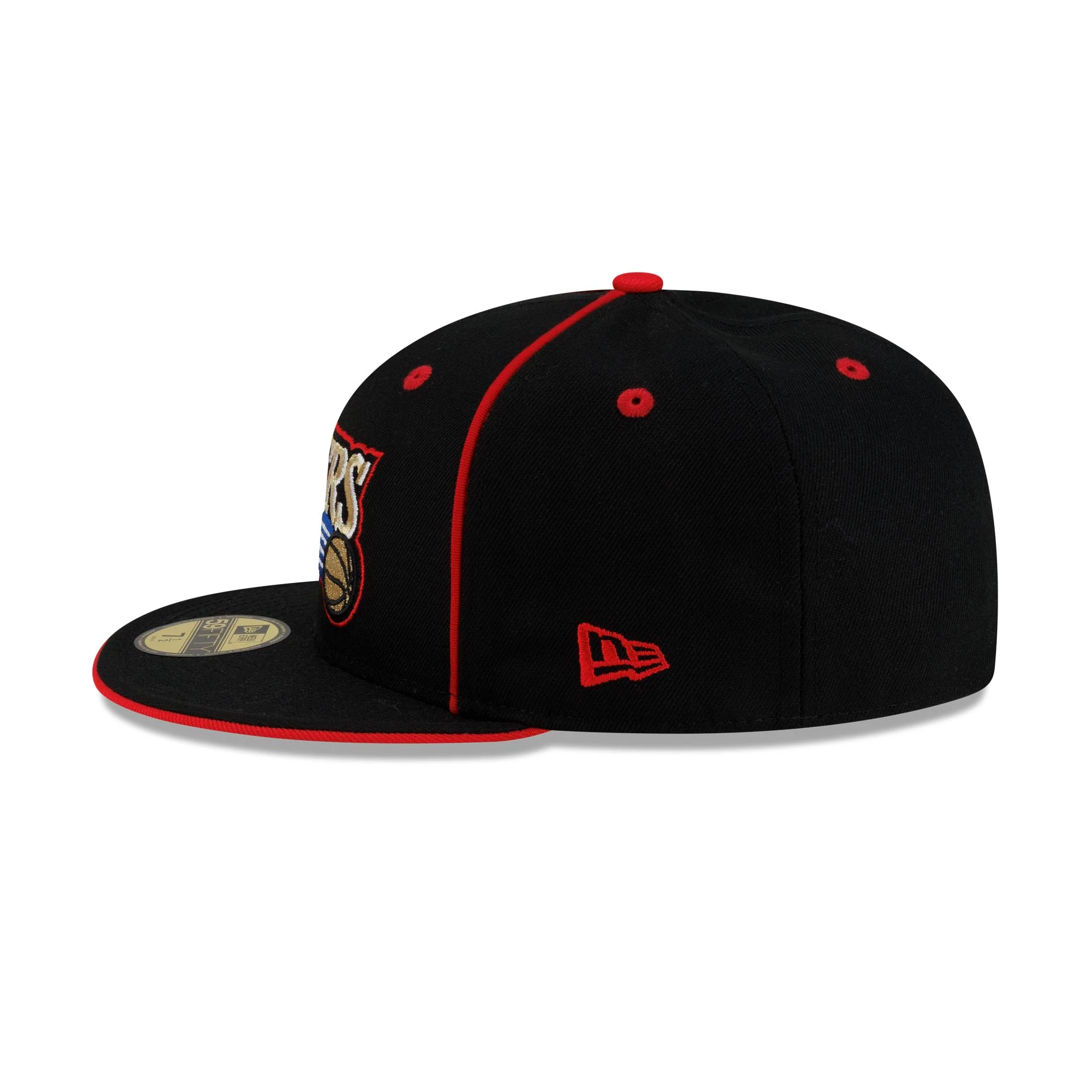 Philadelphia 76ers Hardwood Classics 2000s Flip 59FIFTY Fitted Hat - Image 4