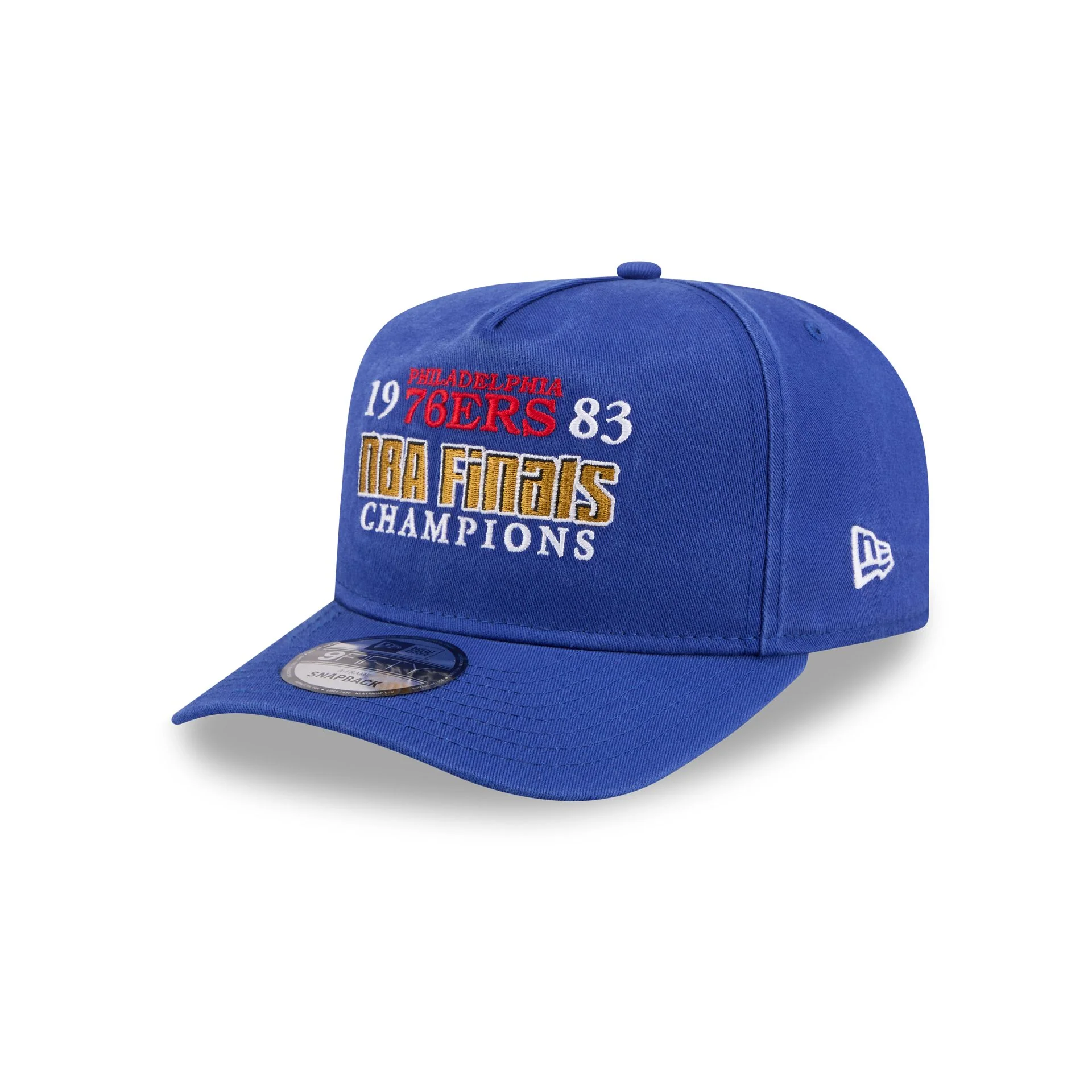 Philadelphia 76ers Historic Win 9FIFTY A-Frame Snapback Hat - Image 3