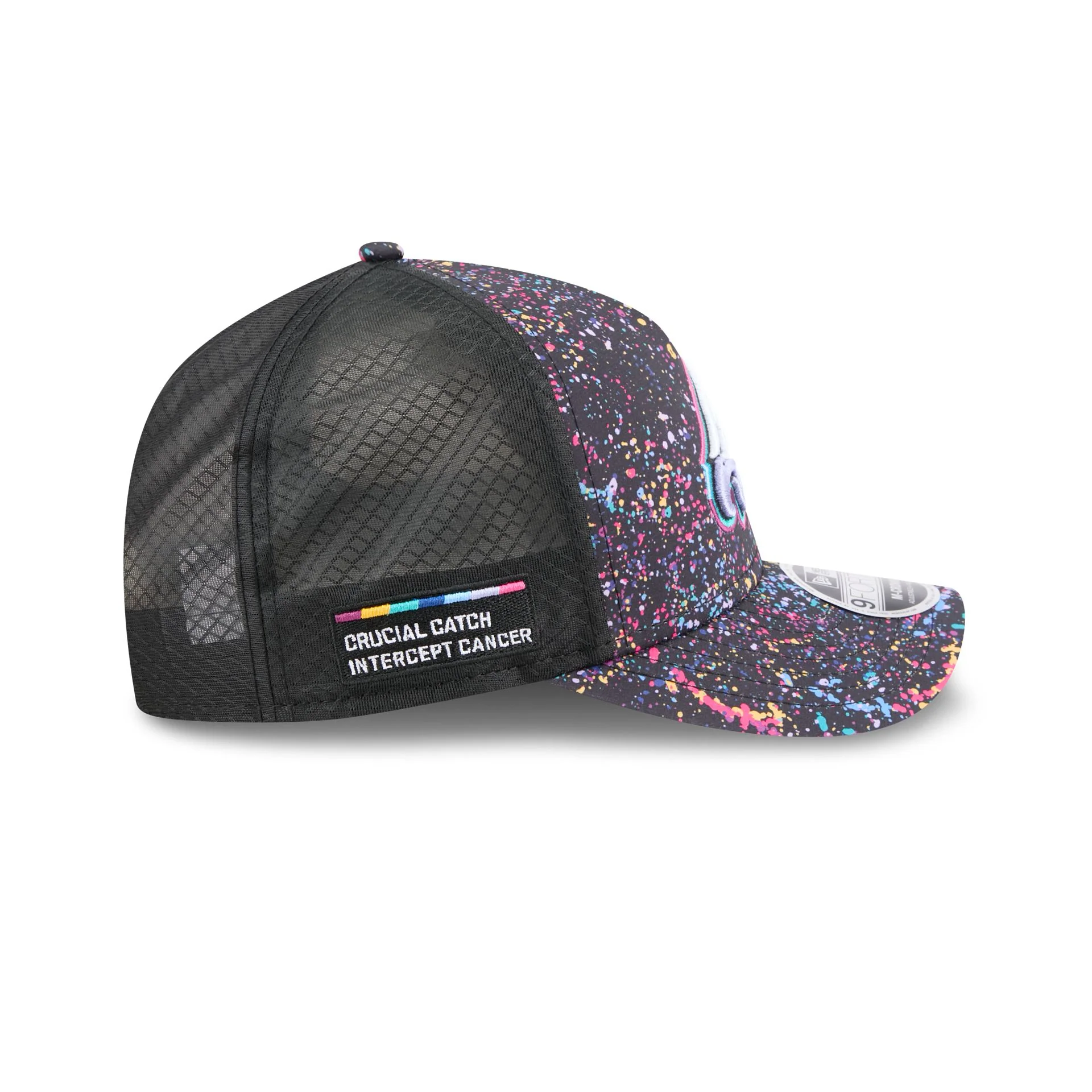 Philadelphia Eagles 2025 Crucial Catch 9FORTY M-Crown A-Frame Trucker Hat - Image 4