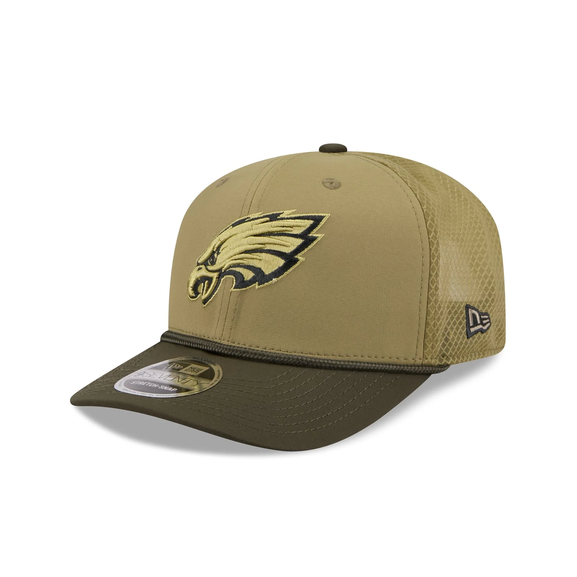Philadelphia Eagles 2025 Salute to Service 9SEVENTY Trucker Hat - Image 3
