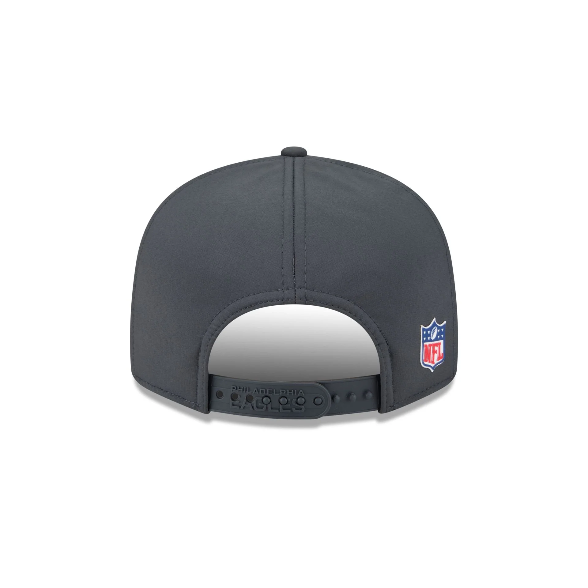 Philadelphia Eagles 2025 Sideline Cold Weather Steel Clouds Split Panel 9FIFTY Snapback Hat - Image 6