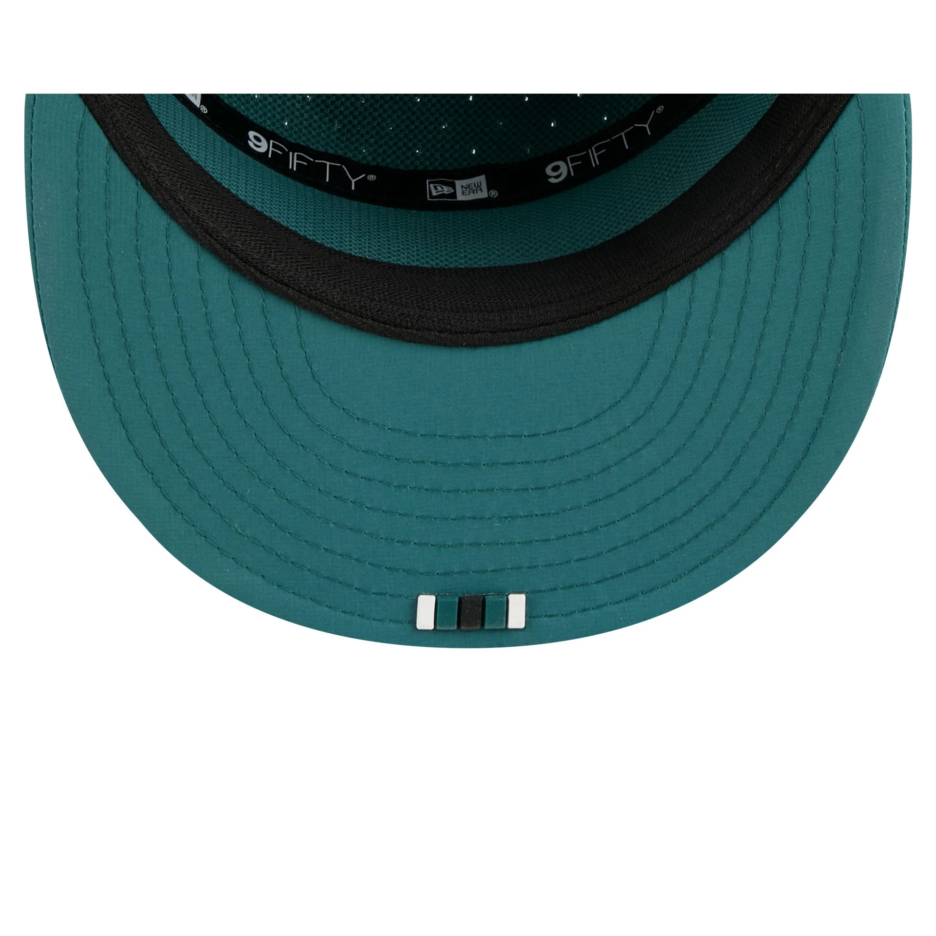 Philadelphia Eagles 2025 Sideline Hot Weather Split Panel 9FIFTY Snapback Hat - Image 6