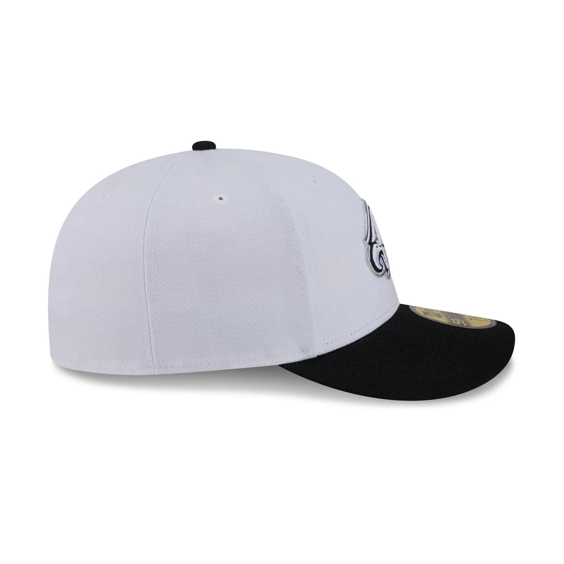 Philadelphia Eagles 2026 Draft Black and White 59FIFTY Fitted Hat - Image 5