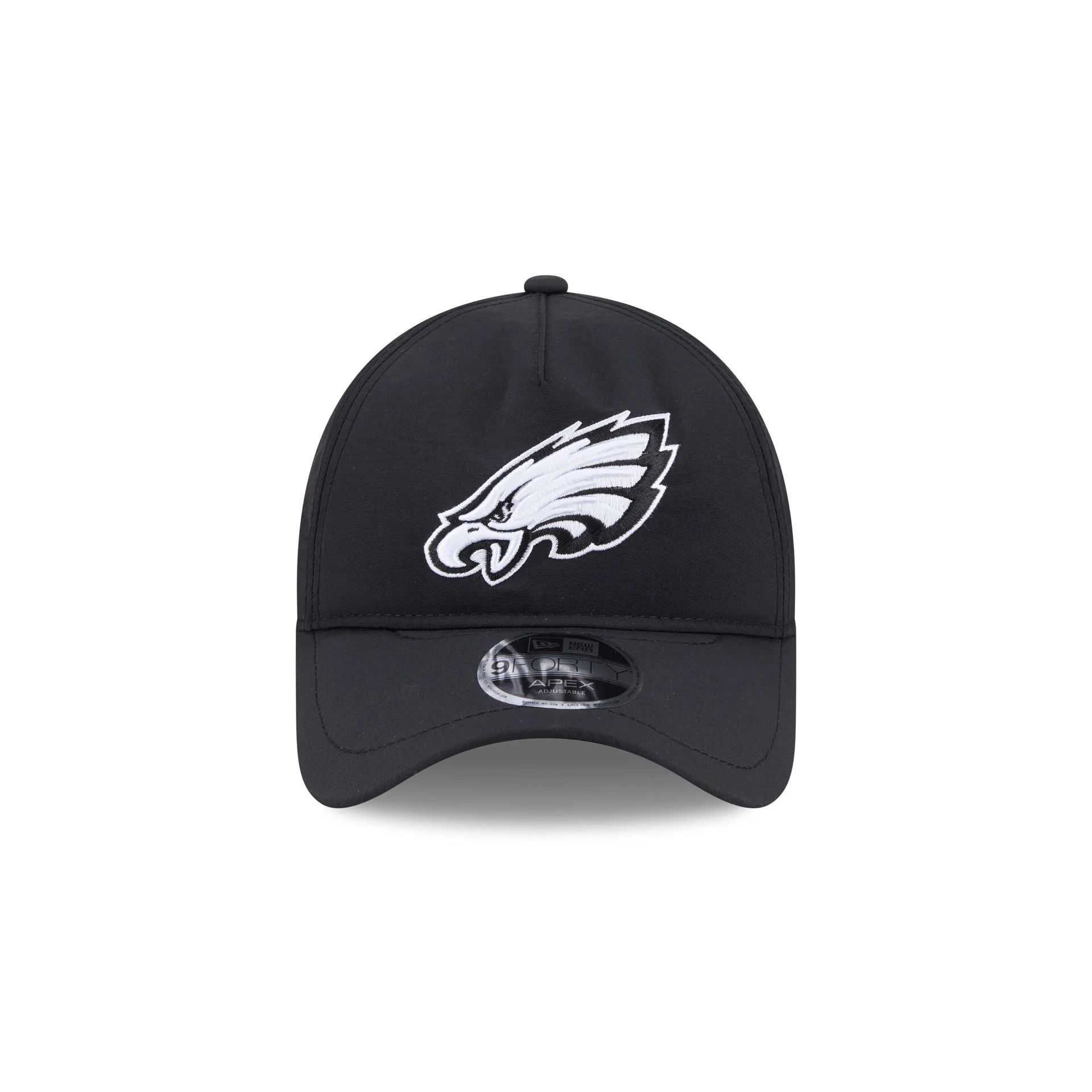 Philadelphia Eagles Black 9FORTY APEX Snapback Hat - Image 2
