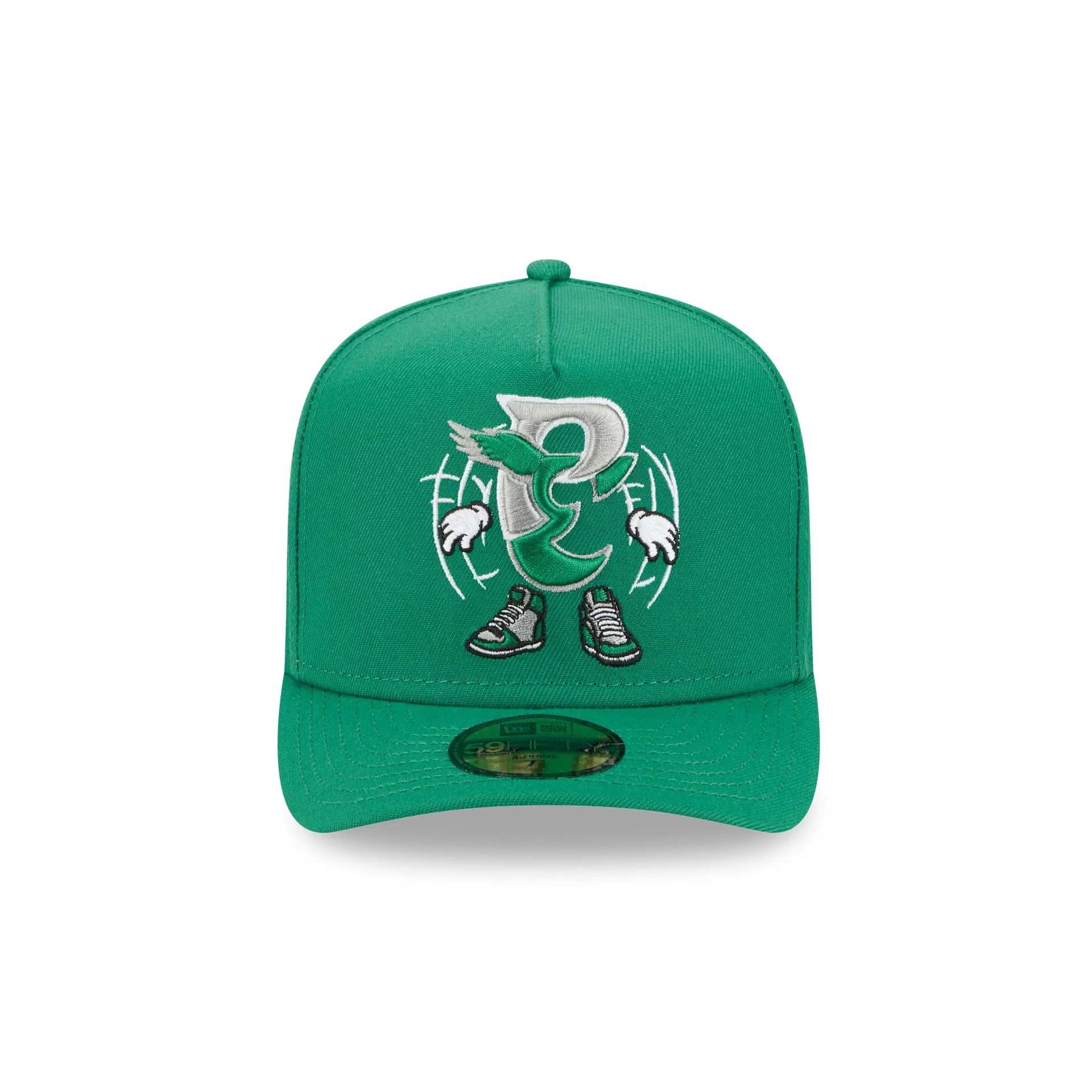 Philadelphia Eagles Cartoon 59FIFTY A-Frame Fitted Hat - Image 2