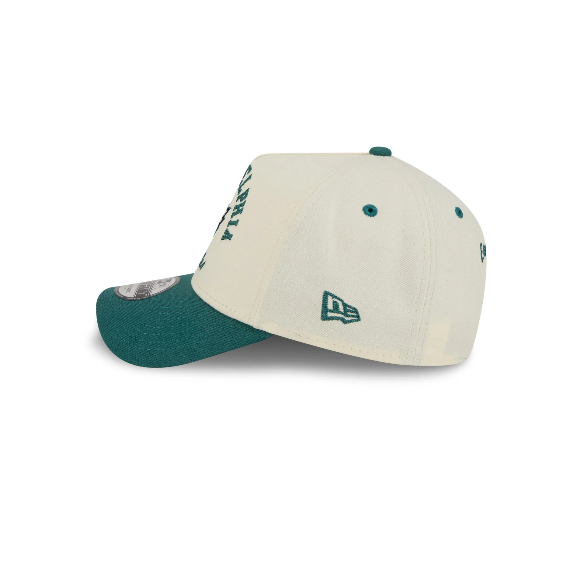 Philadelphia Eagles Chrome White Arched 9FORTY A-Frame Snapback Hat - Image 5
