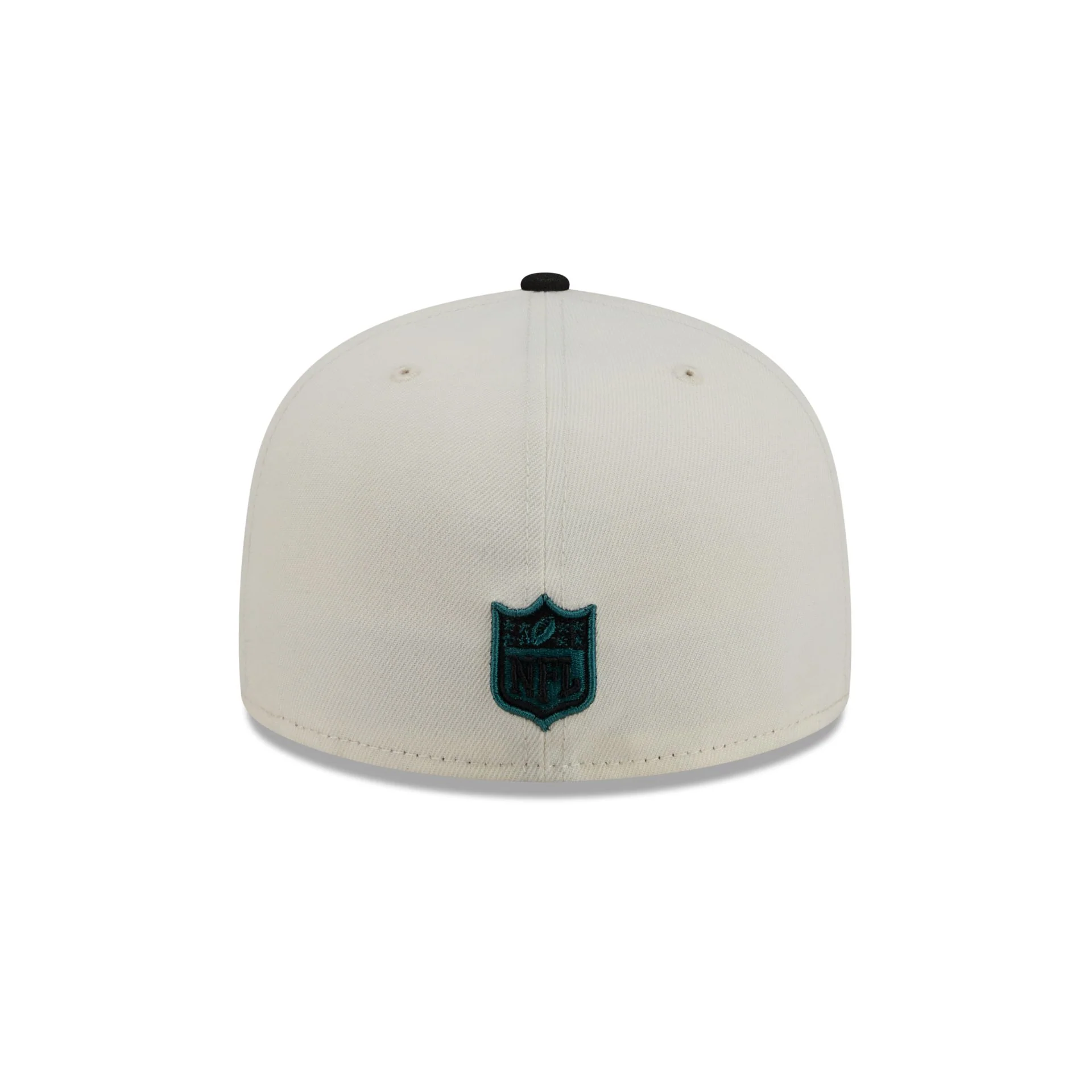 Philadelphia Eagles Chrome White Basic 59FIFTY Fitted Hat - Image 6