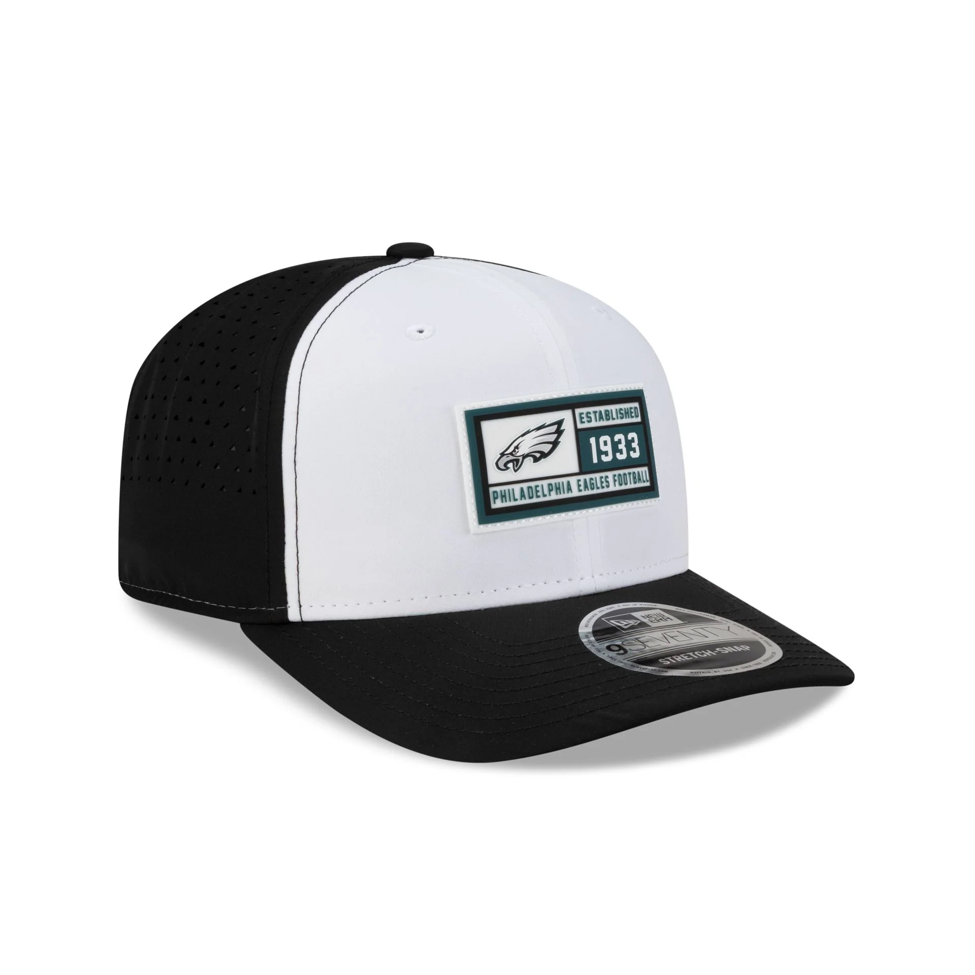 Philadelphia Eagles Est. Patch 9SEVENTY Stretch-Snap Hat - Image 3