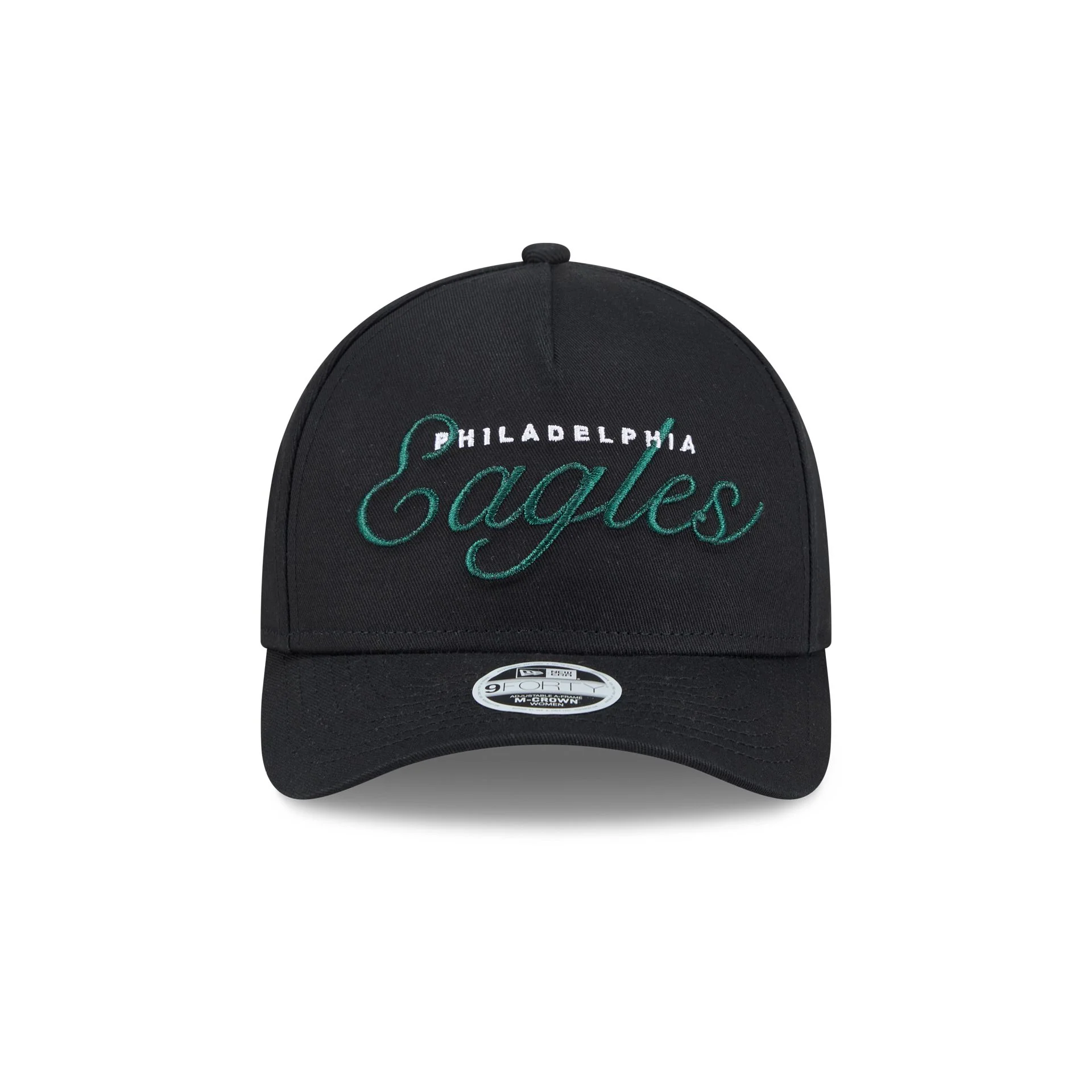 Philadelphia Eagles Metallic Women's 9FORTY M-Crown A-Frame Snapback Hat - Image 2