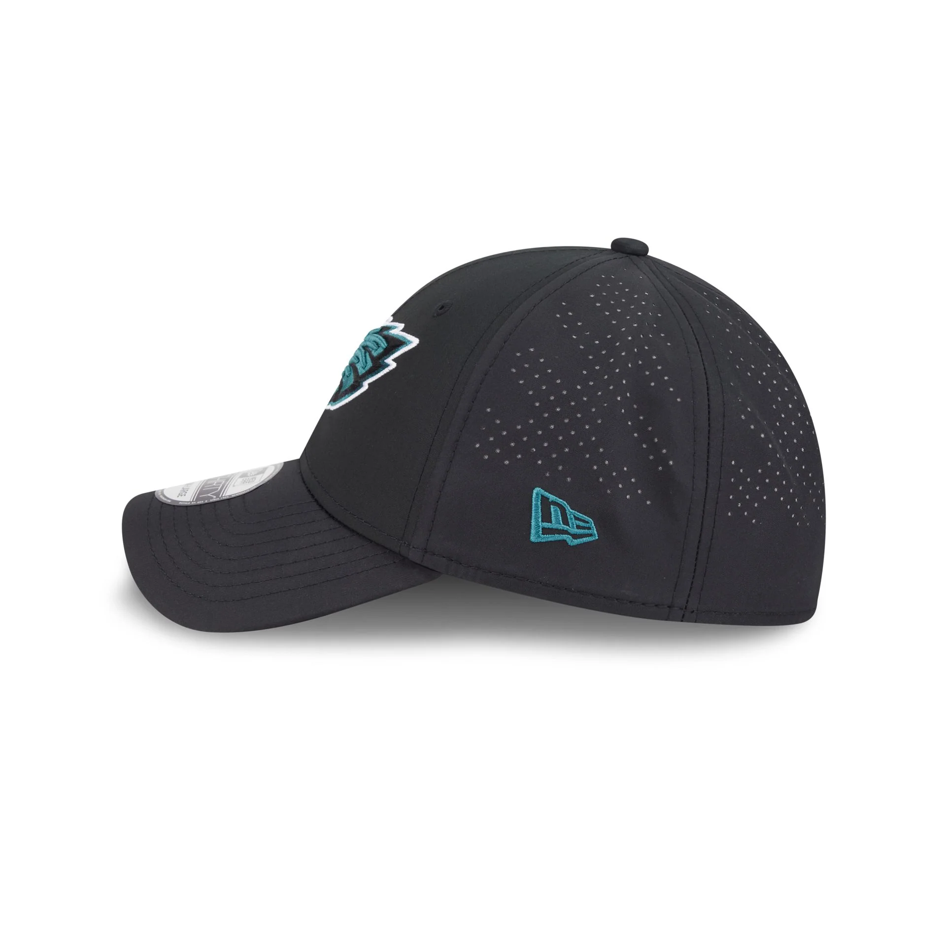 Philadelphia Eagles Night 39THIRTY Stretch Fit Hat - Image 4
