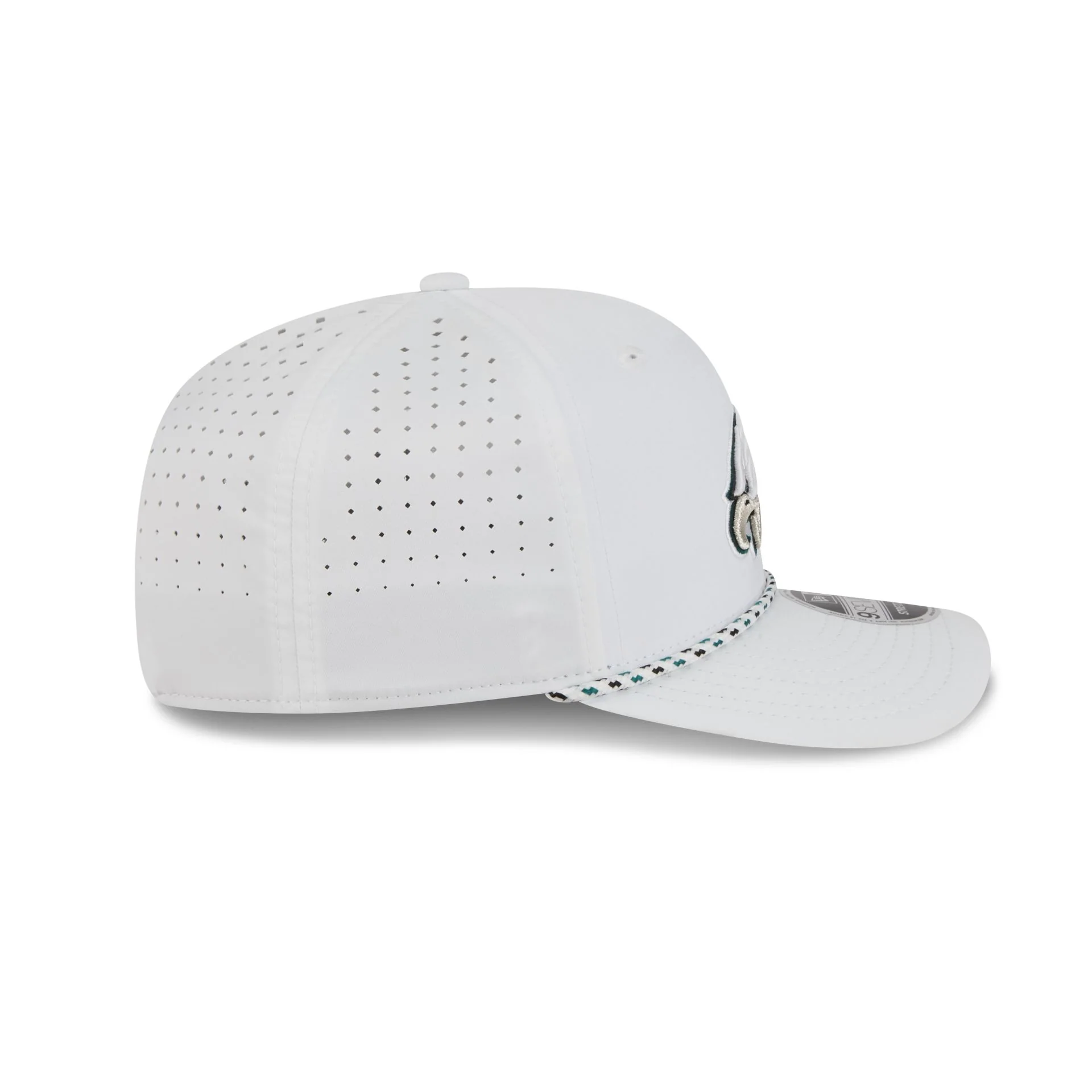 Philadelphia Eagles Optic White Performance Rope 9SEVENTY Stretch-Snap Hat - Image 5