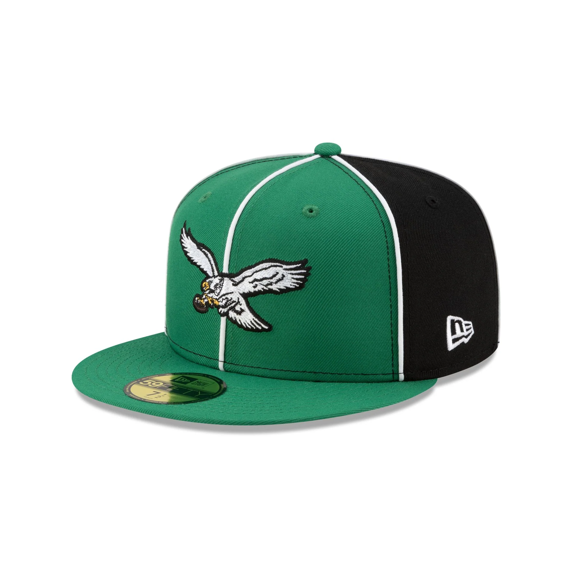 Philadelphia Eagles Two-Tone Pinwheel 59FIFTY Fitted Hat - Image 3