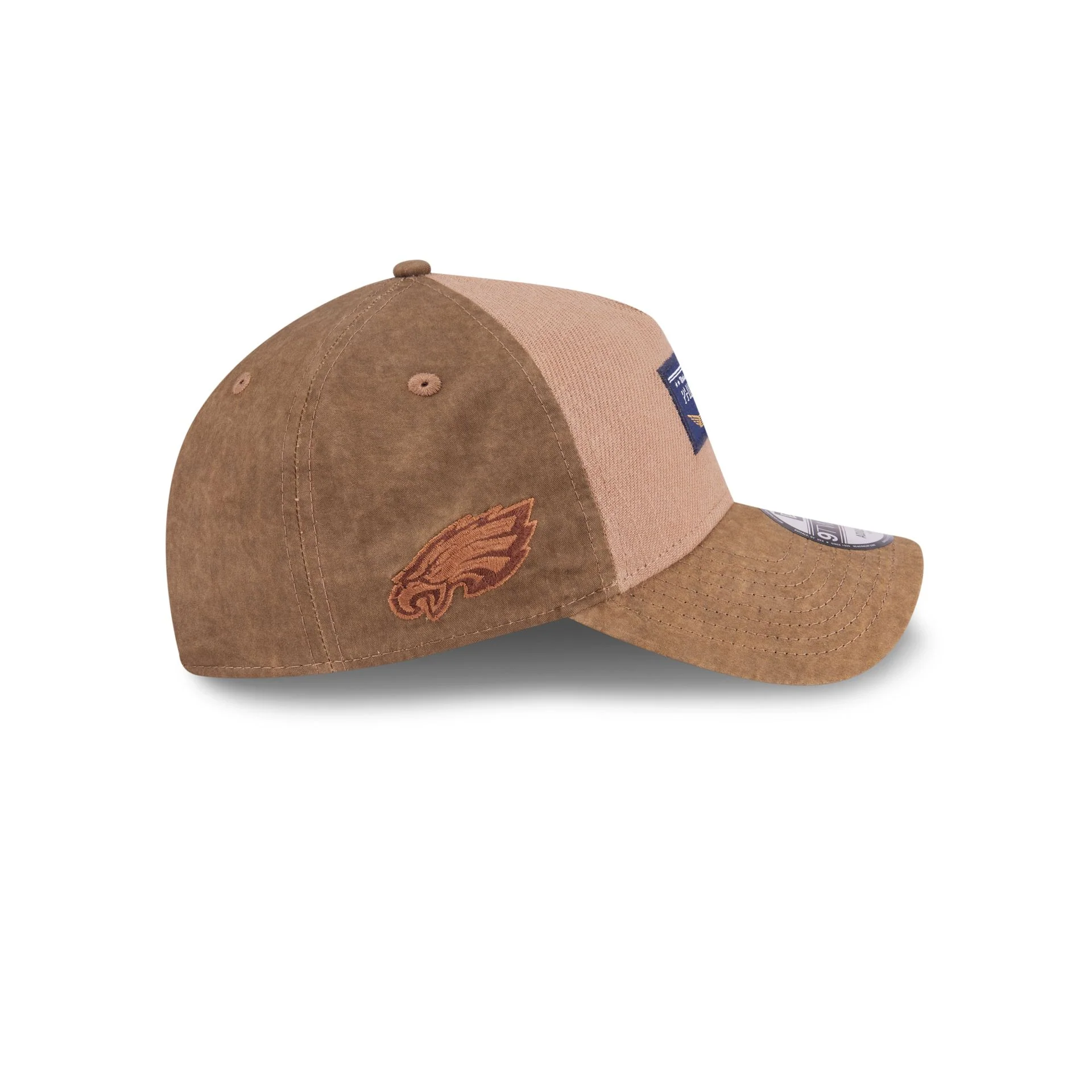 Philadelphia Eagles Utility Linen 9TWENTY A-Frame Adjustable Hat - Image 4